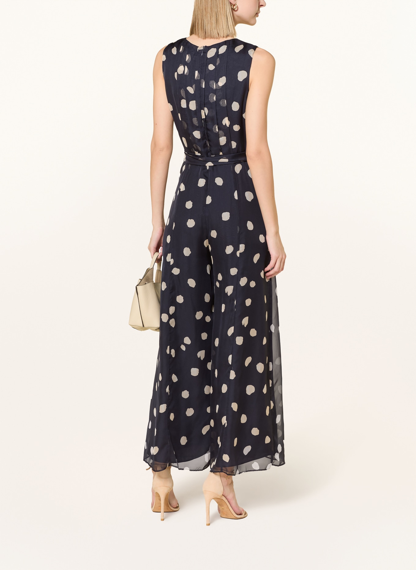 Phase Eight Kombinéza MAXINE SPOT: TMAVĚ MODRÁ / BÉŽOVÁ