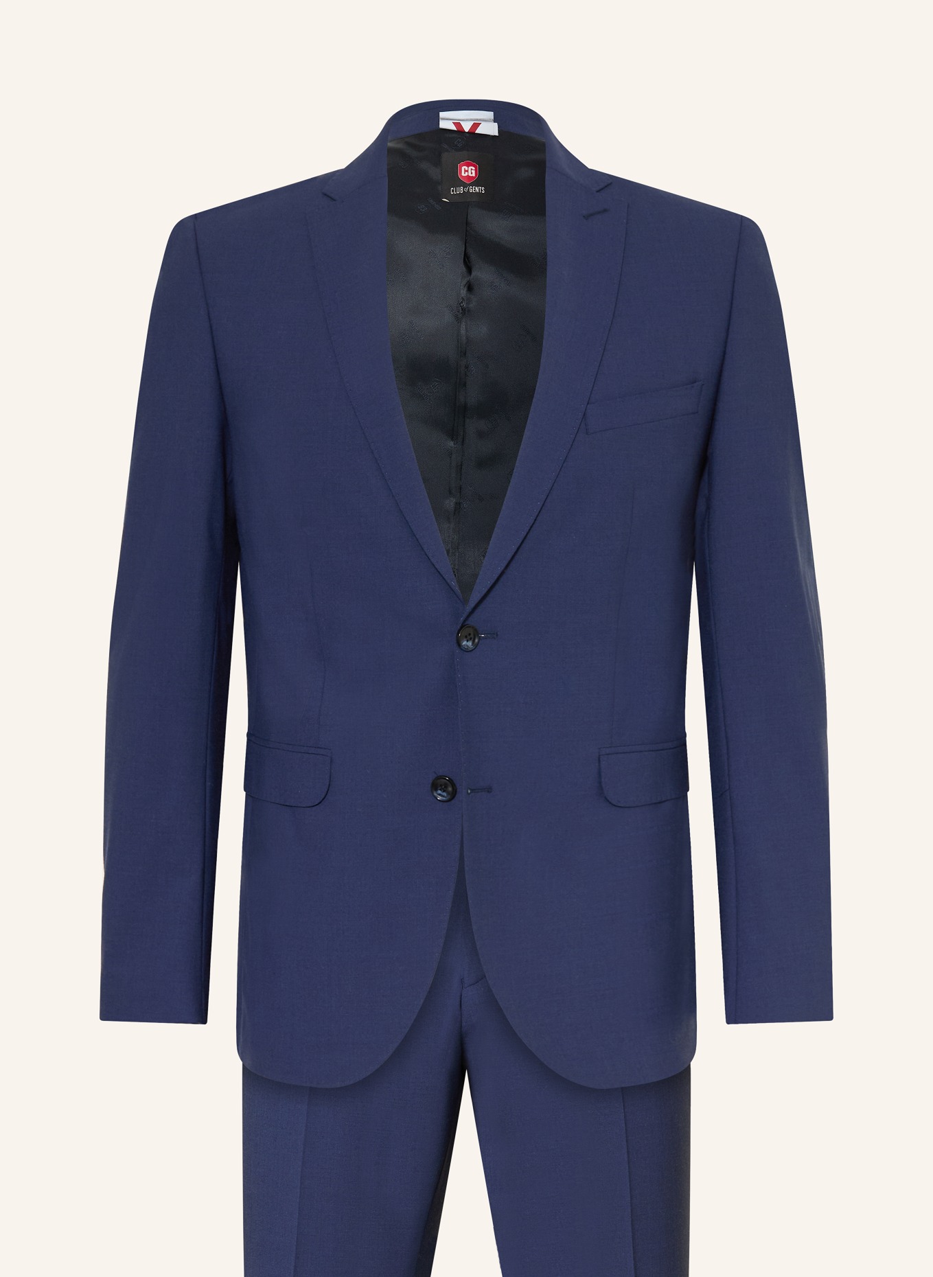 CG - CLUB of GENTS Anzug Extra Slim Fit: DUNKELBLAU