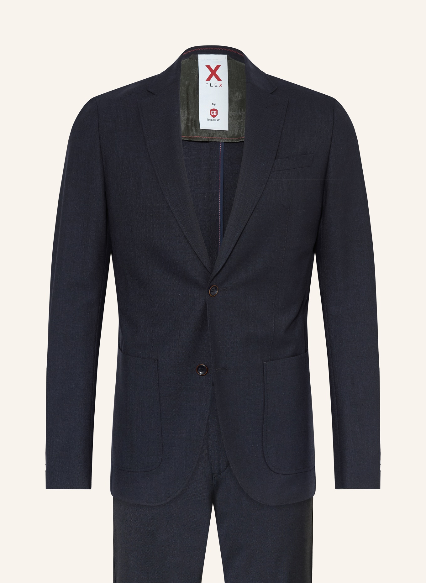 CG - CLUB of GENTS CG CARMI SV Extra Slim Fit Suit: DARK BLUE