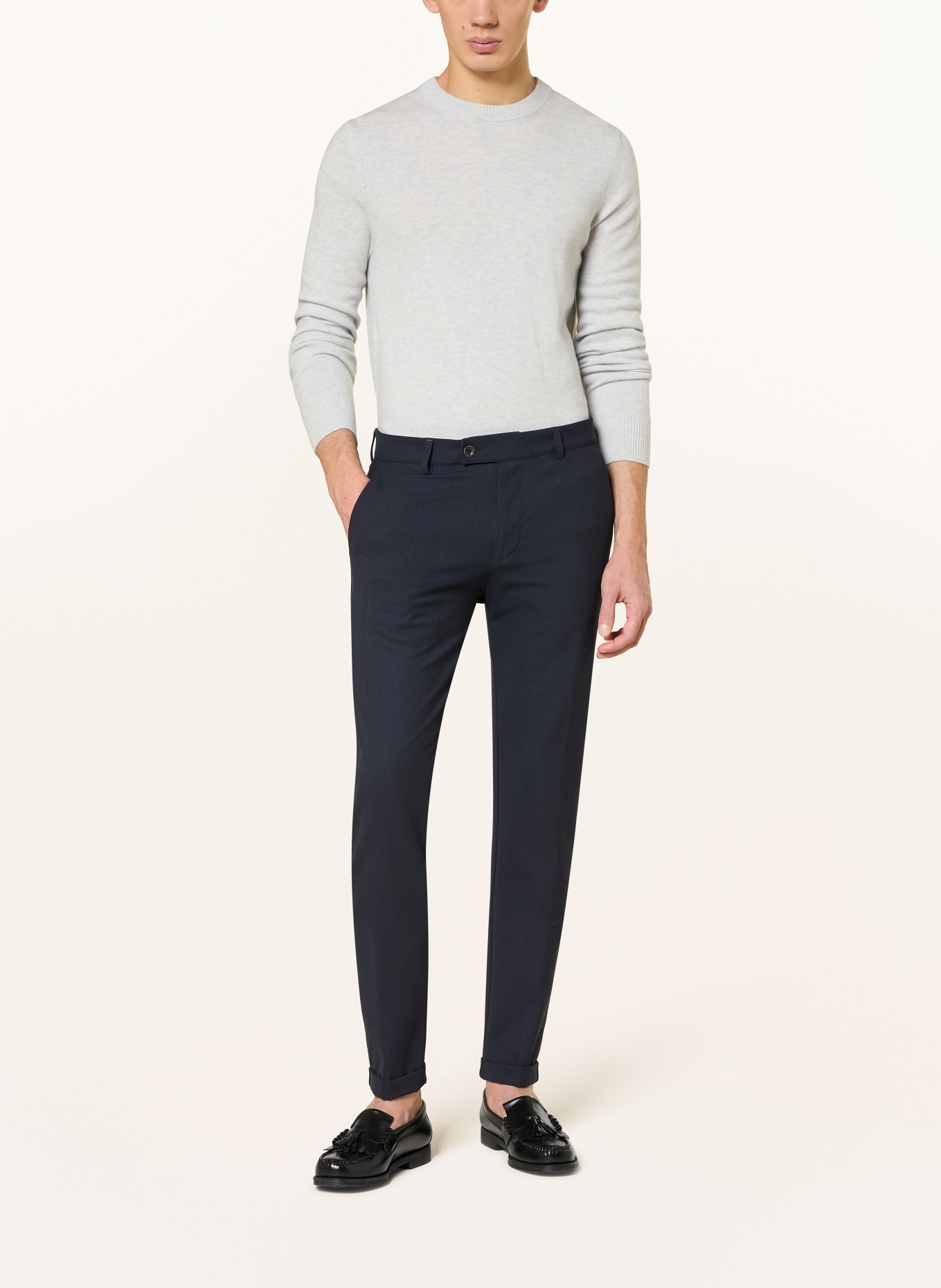 CG - CLUB of GENTS CG CARMI SV Extra Slim Fit Suit: DARK BLUE