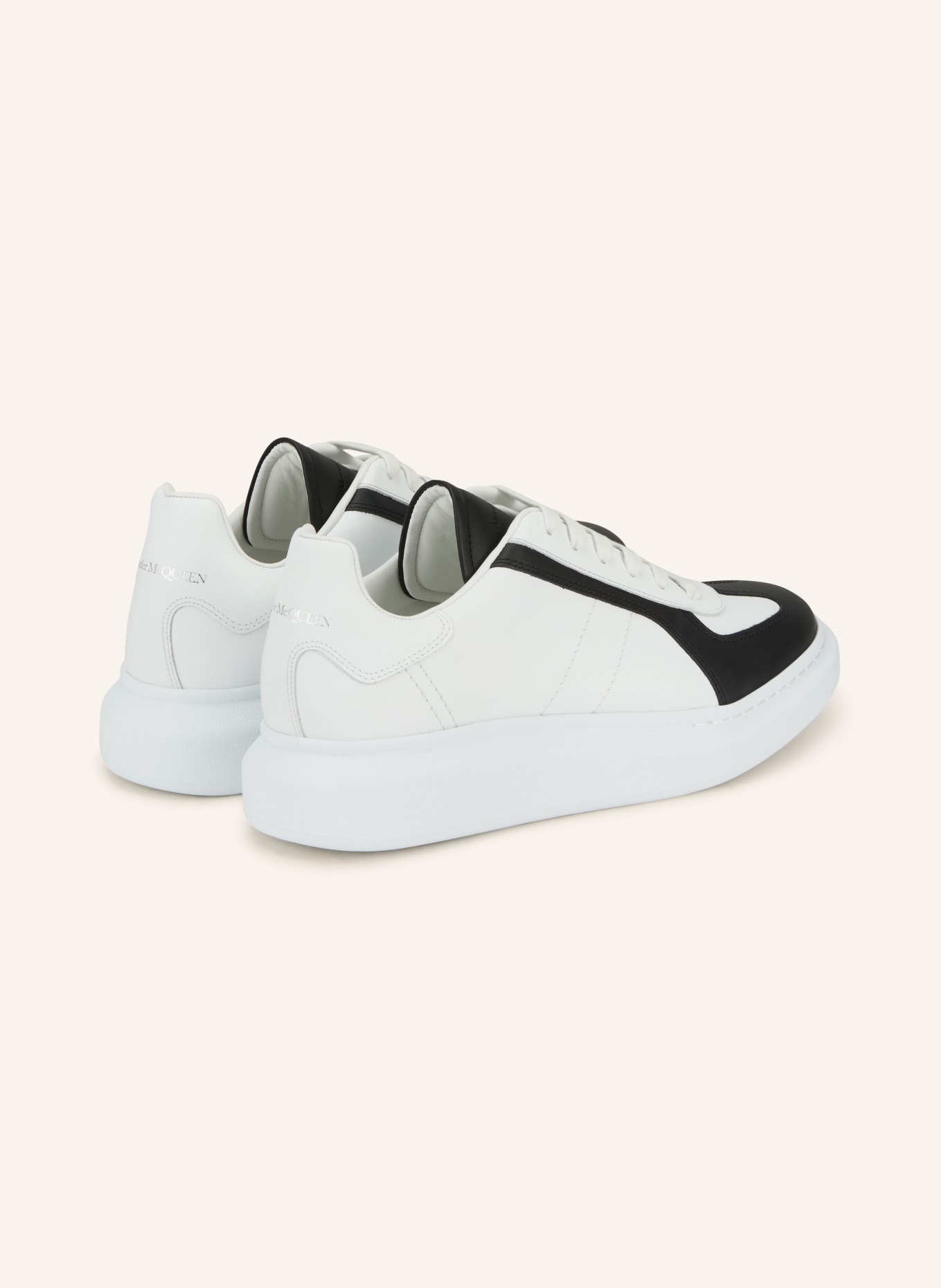 McQUEEN sneaker: WHITE / BLACK