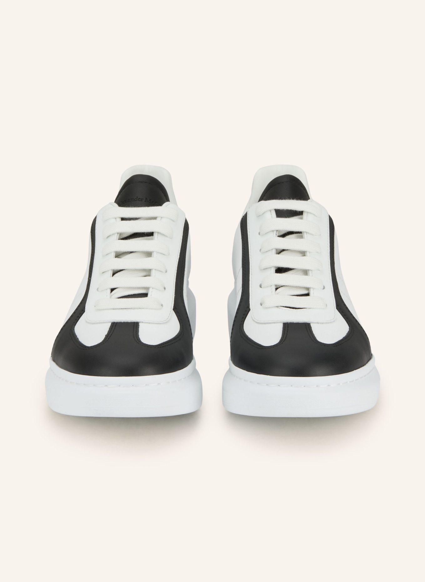 McQUEEN sneaker: WHITE / BLACK