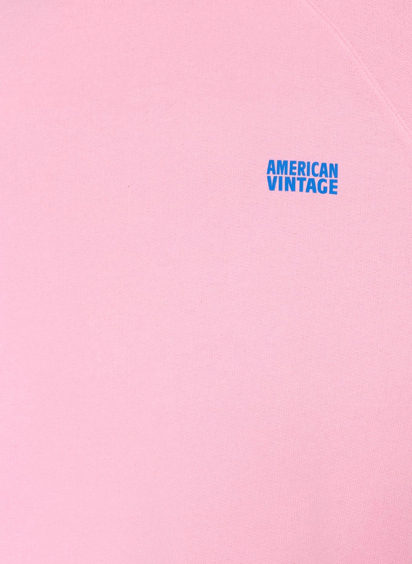 American Vintage bluza: RÓŻOWY / NIEBIESKI