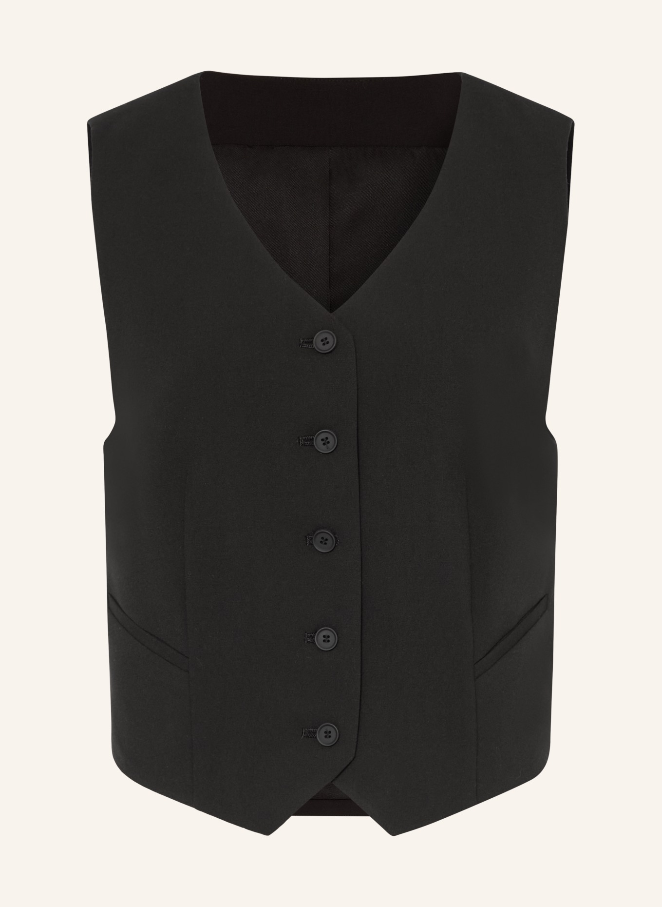 ALLSAINTS Blazerweste ALEIDA: SCHWARZ