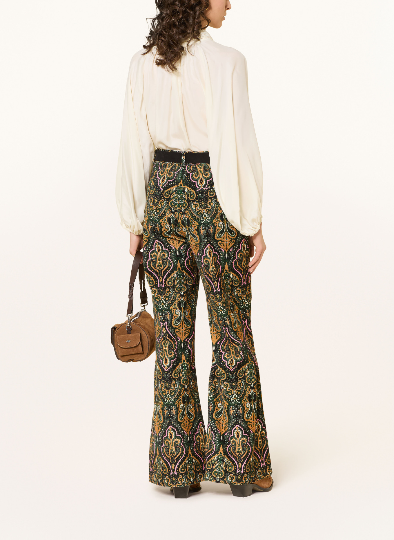 ba&sh Schluppenbluse HERMINE aus Seide: ECRU