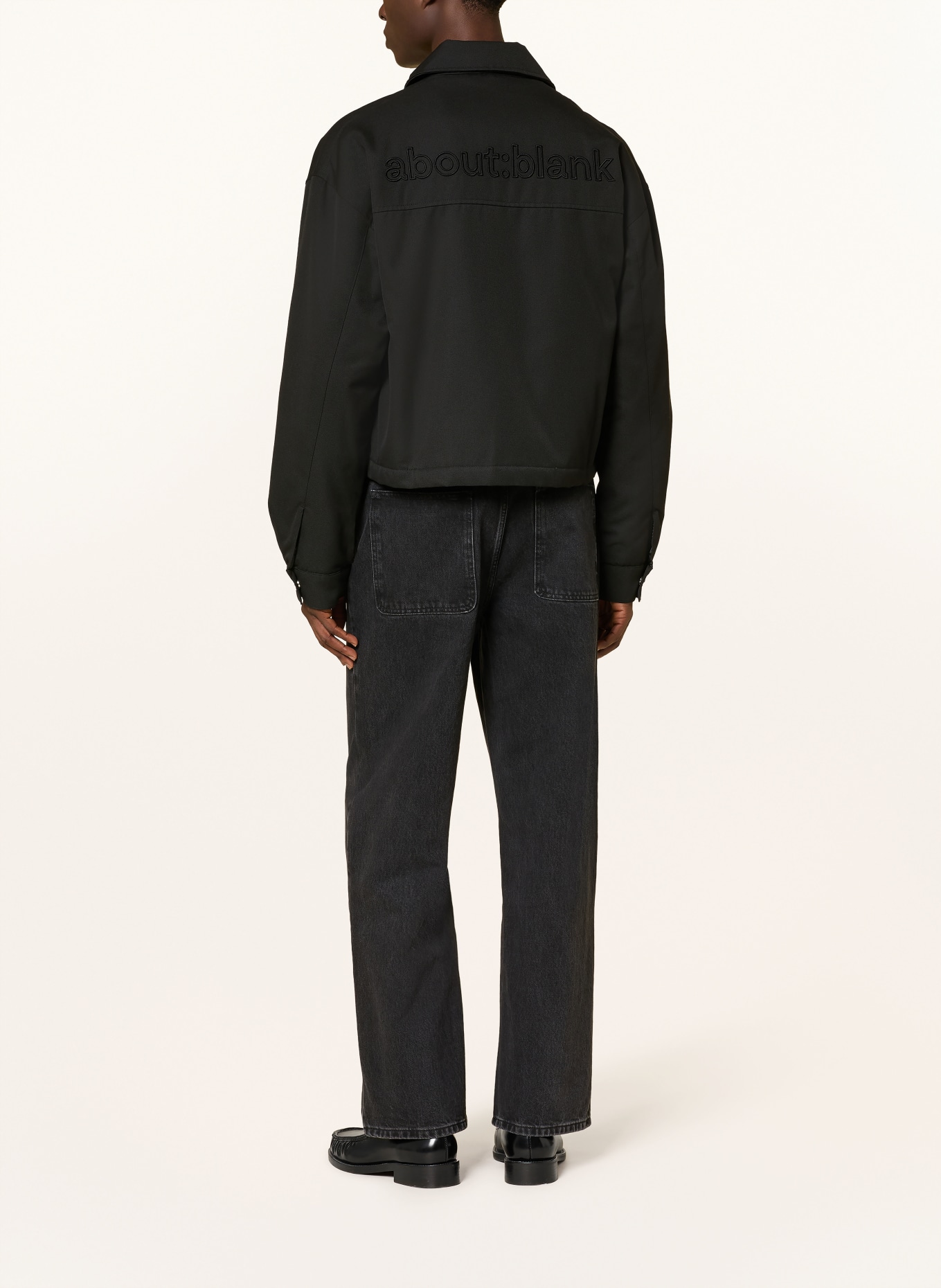 about:blank Jeans Regular Fit: BLK BLACK