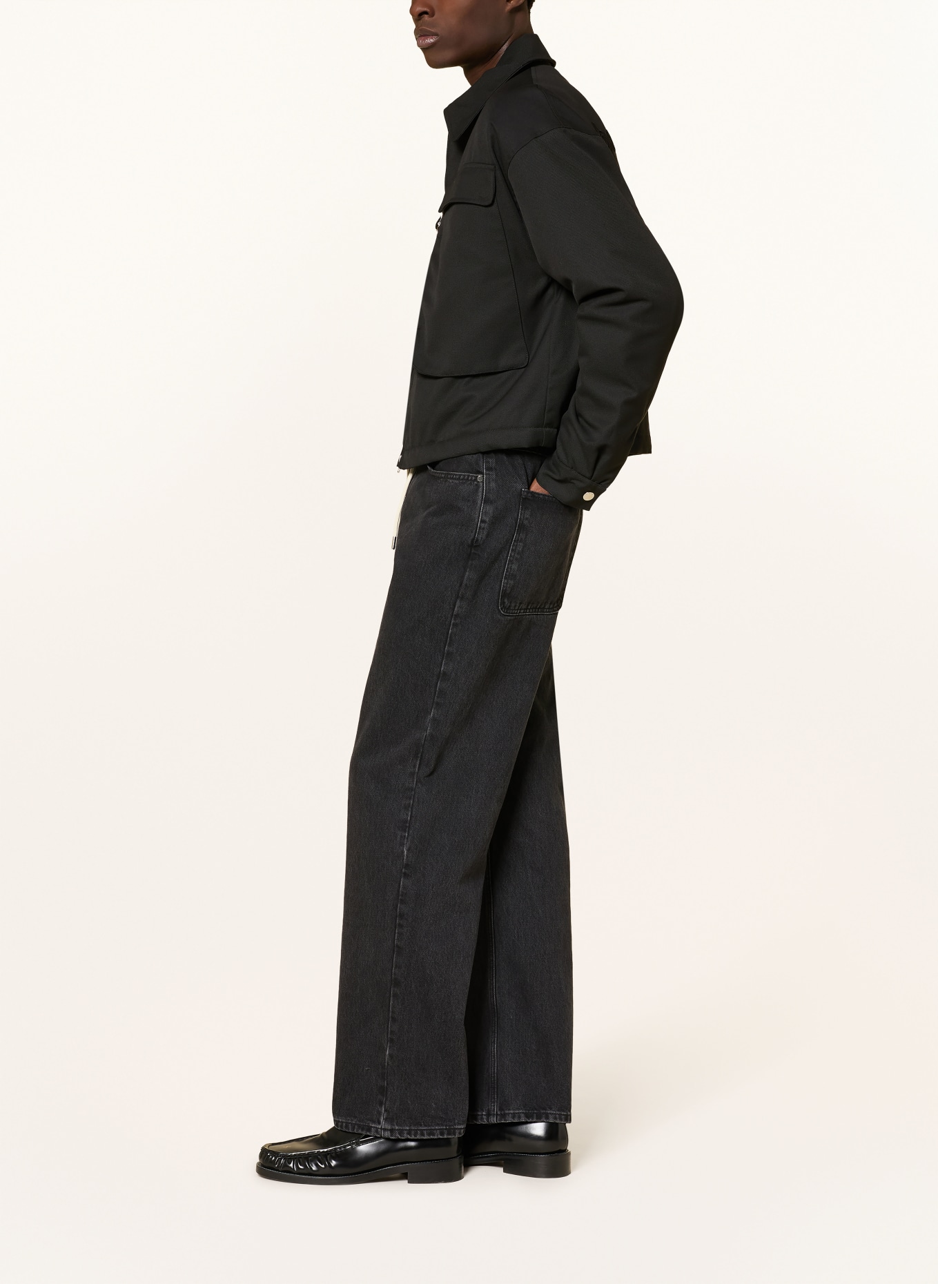 about:blank Jeans Regular Fit: BLK BLACK