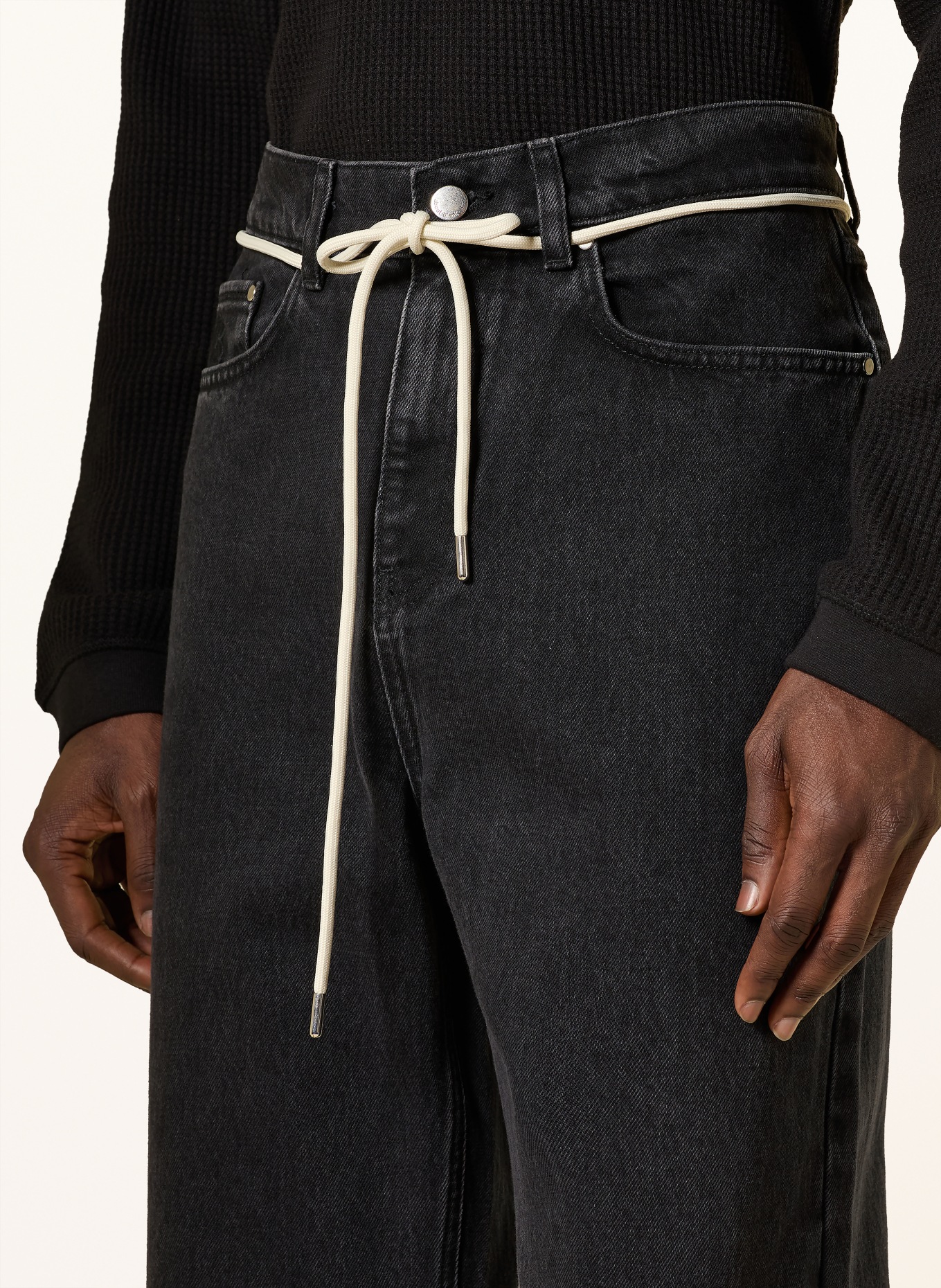 about:blank Jeans Regular Fit: BLK BLACK