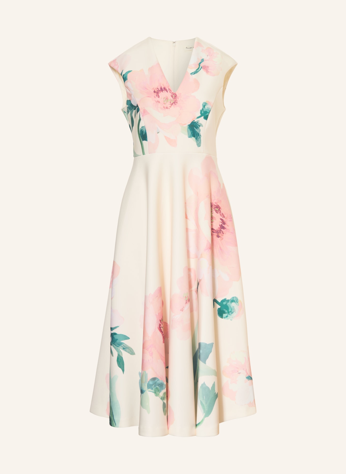 Phase Eight Sukienka RAKHI: KREMOWY / RÓŻOWY / ZIELONY