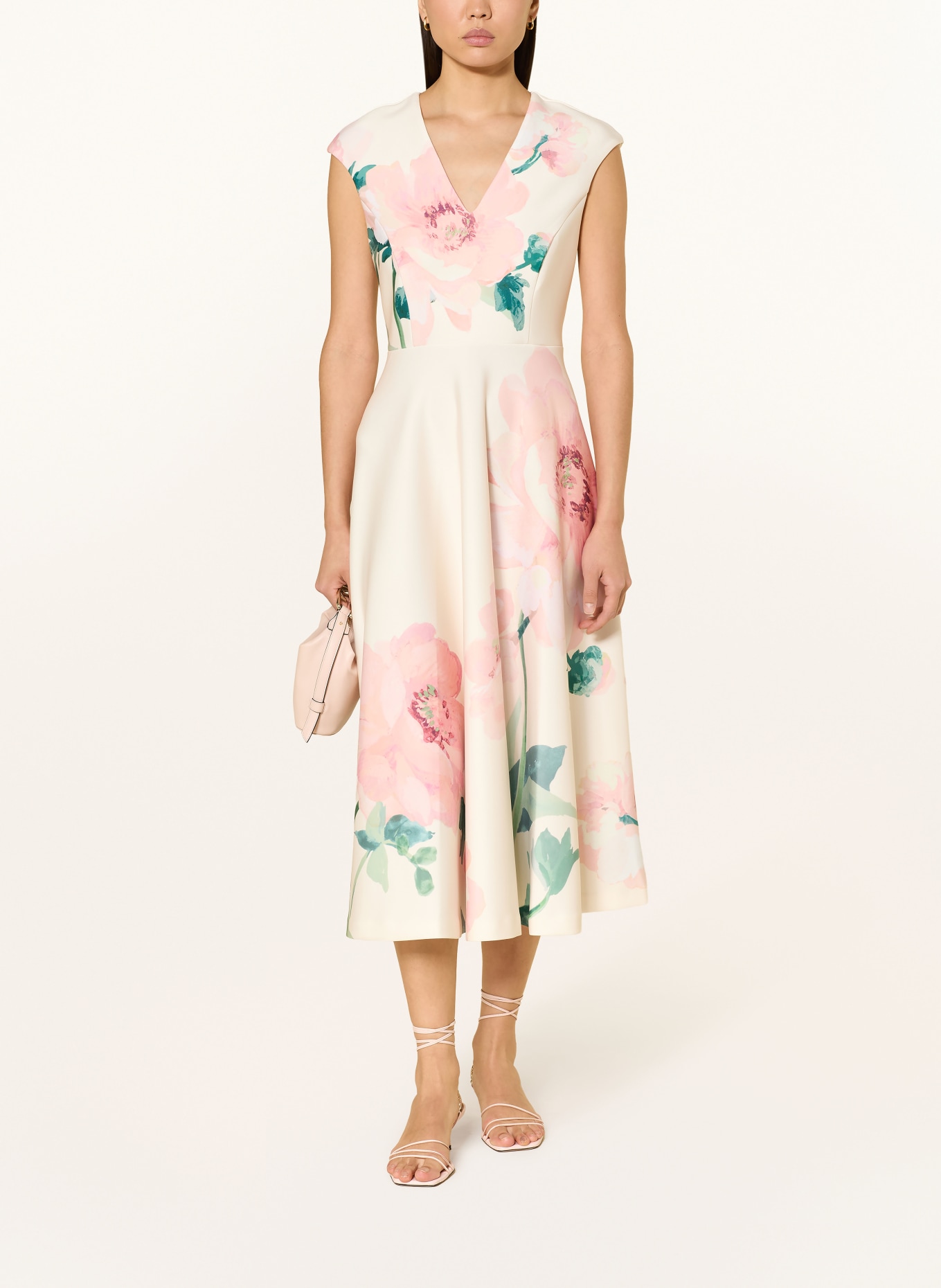 Phase Eight Sukienka RAKHI: KREMOWY / RÓŻOWY / ZIELONY