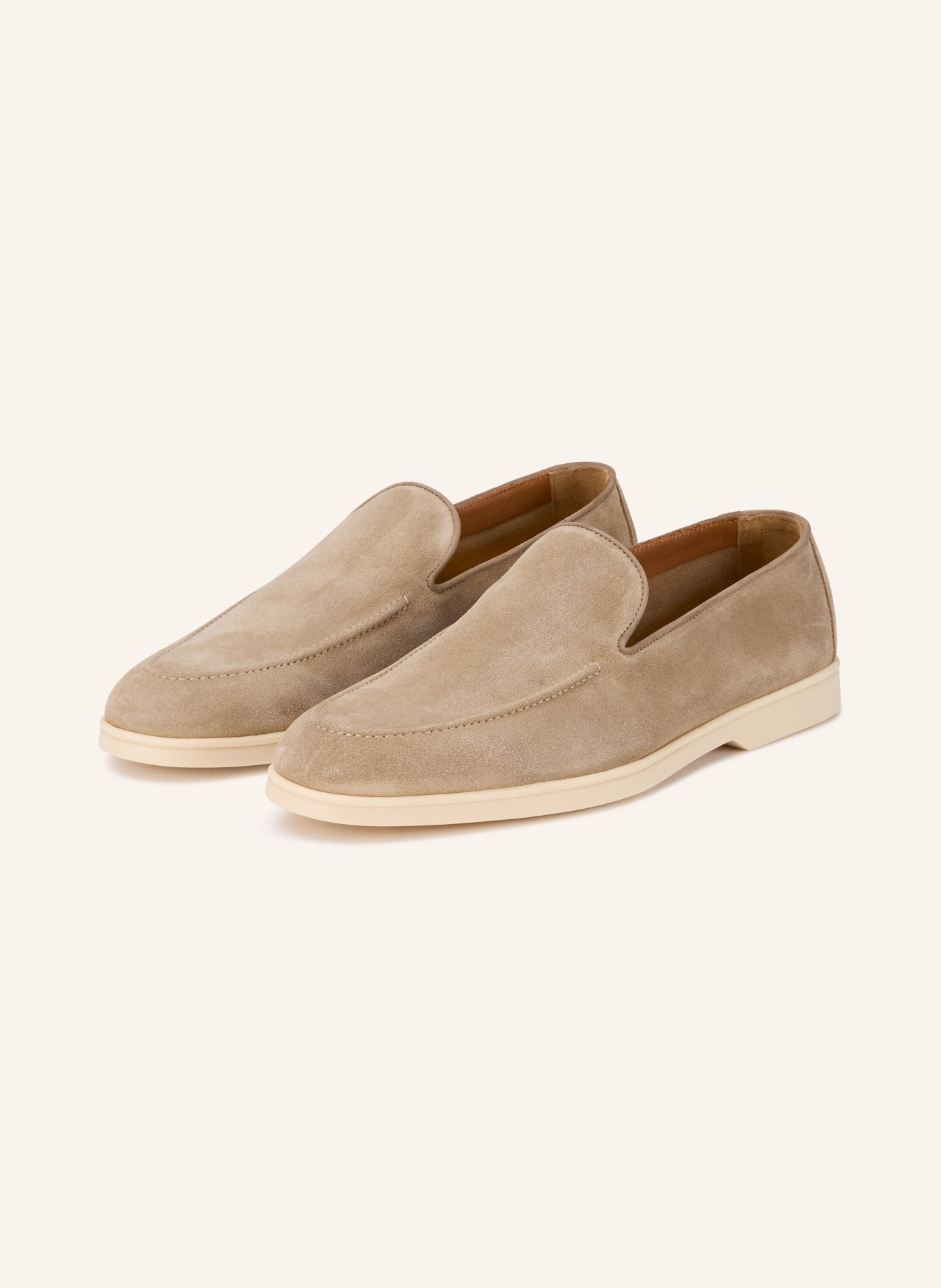 DOUCAL'S slippers: LIGHT BROWN