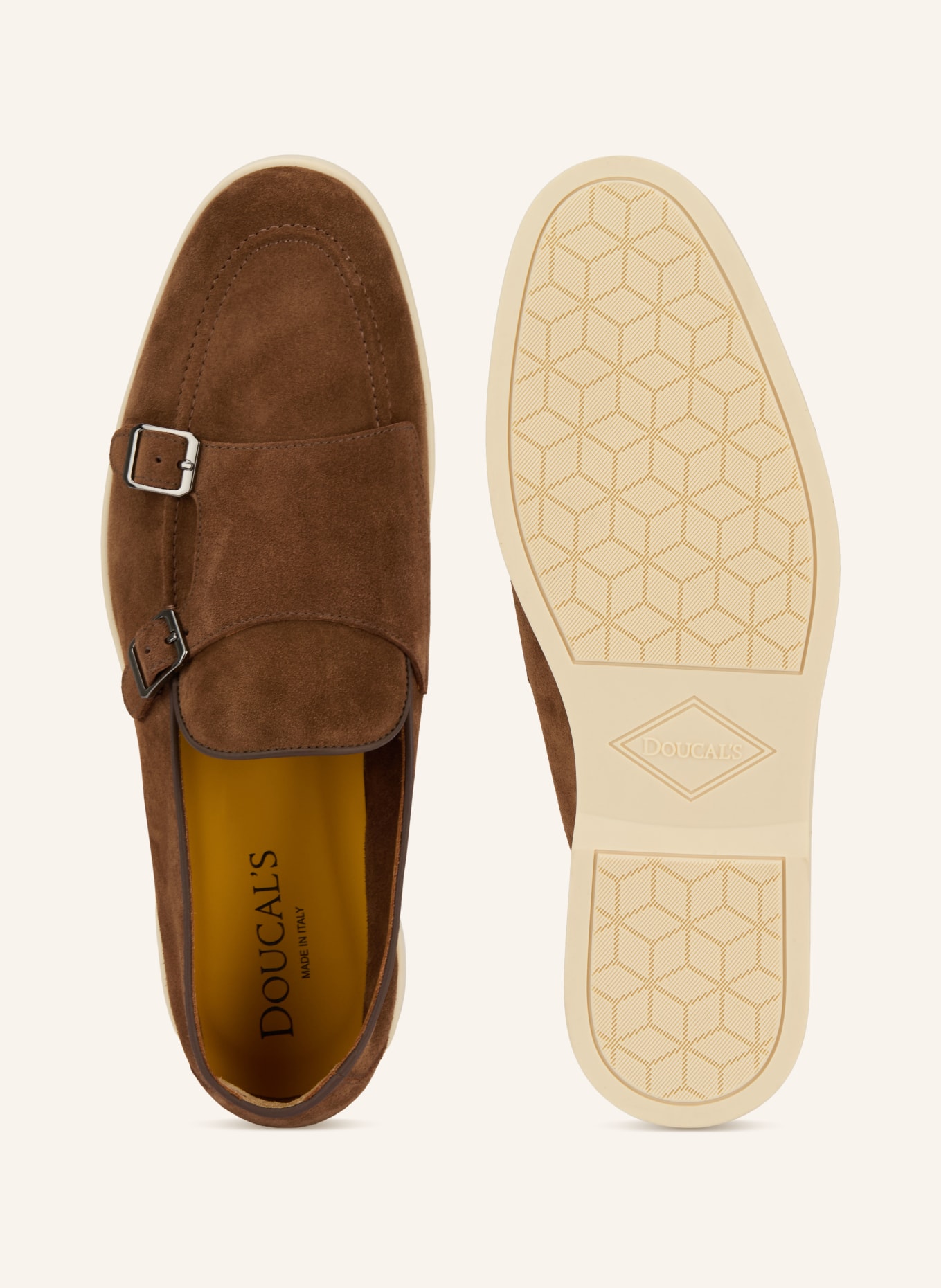 DOUCAL'S kapcie: CIEMNOBRĄZOWY