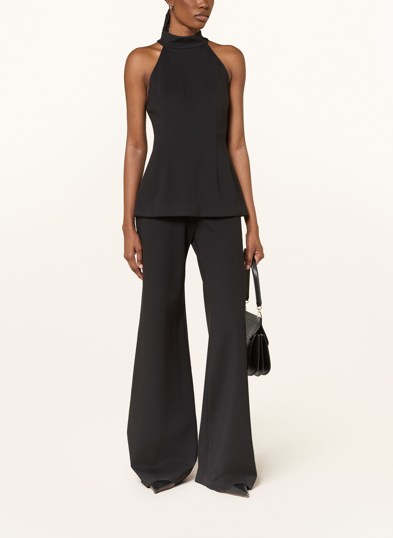 Veronica Beard KALINDA jersey pants: BLACK