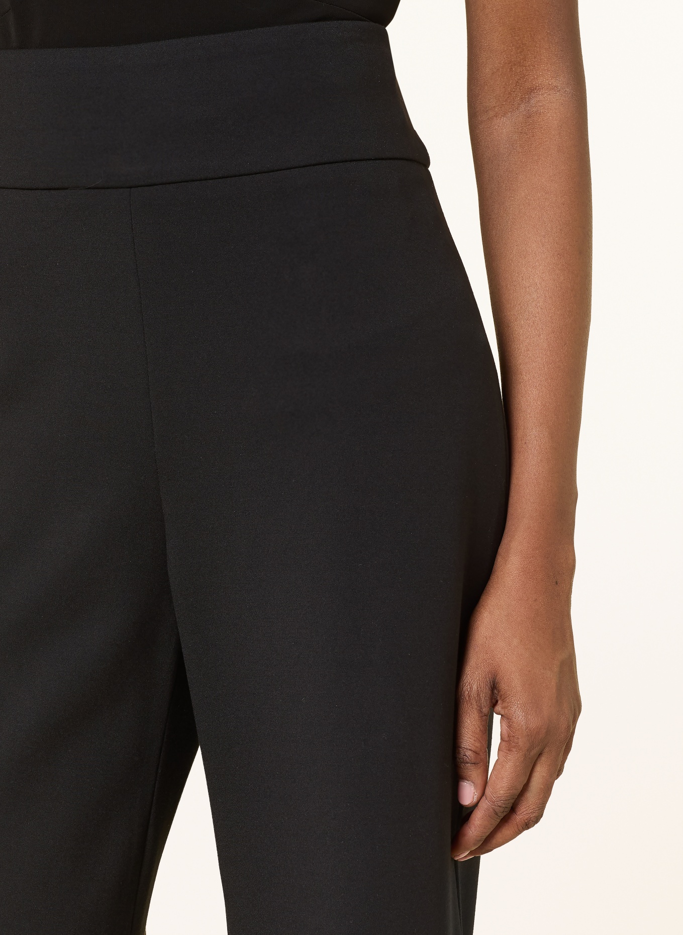 Veronica Beard KALINDA jersey pants: BLACK