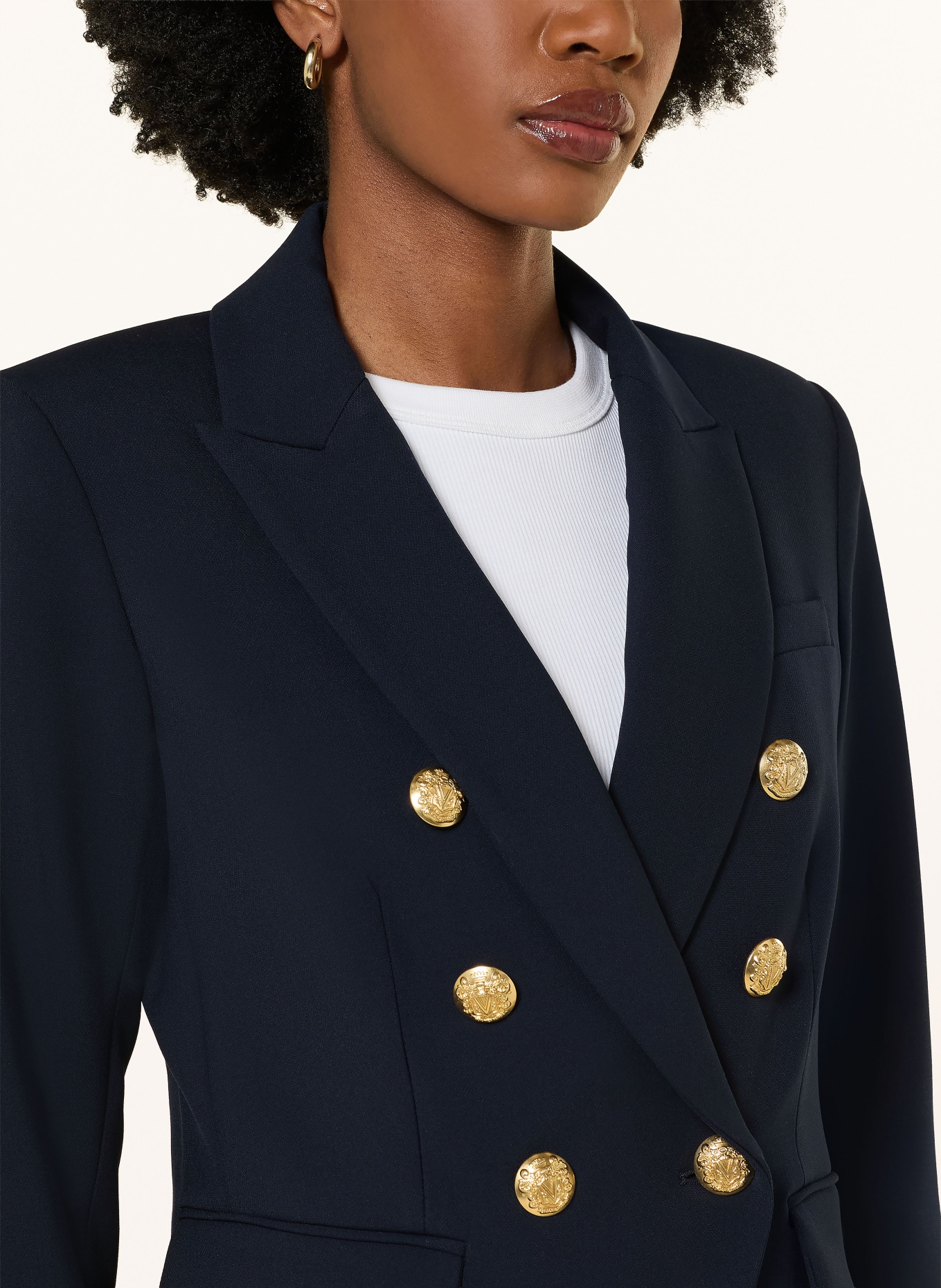 Veronica Beard Blazer MILLER DICKEY: DONKERBLAUW / GOUD