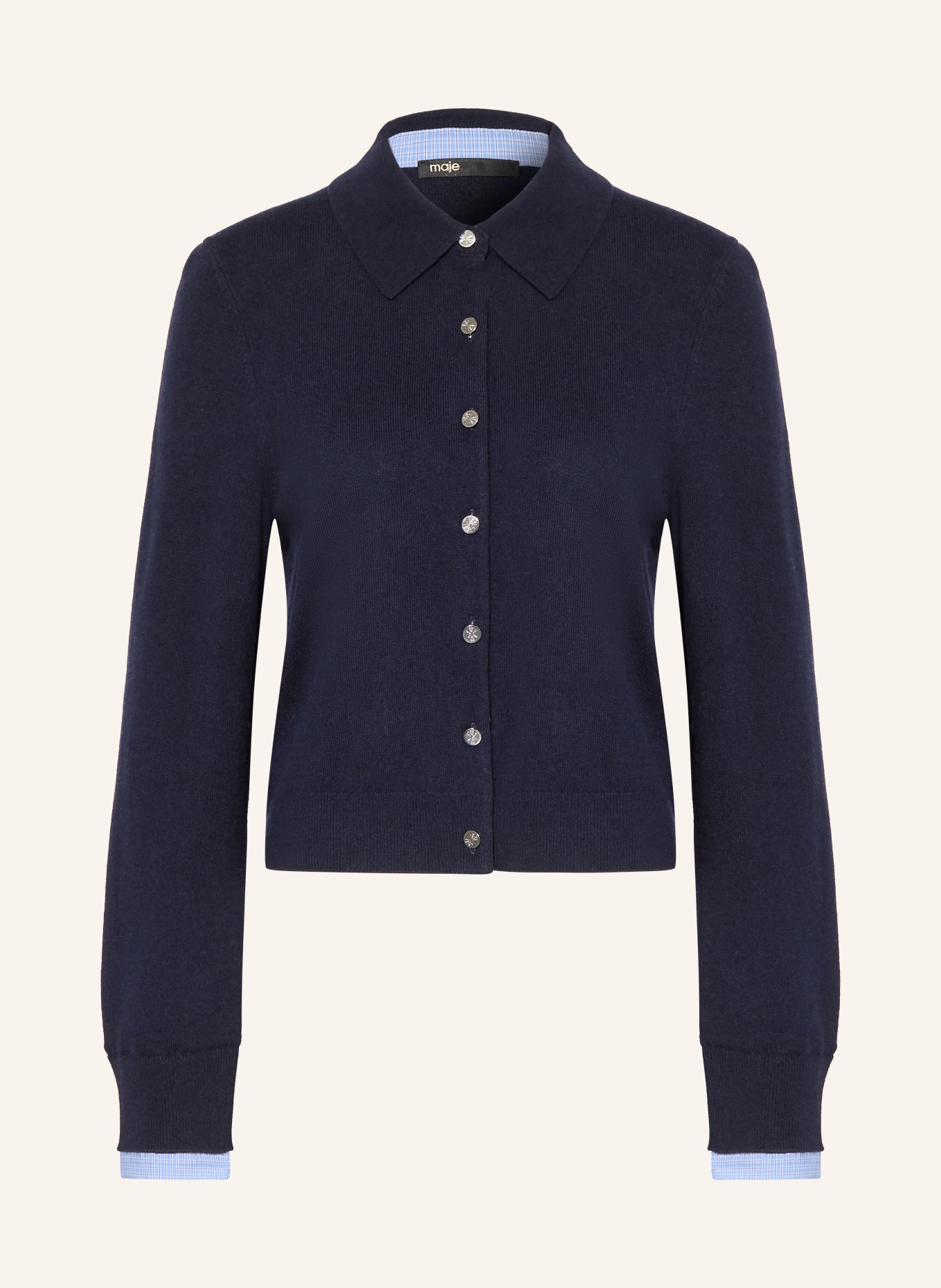 maje kardigan: GRANATOWY / JASNONIEBIESKI / BIAŁY