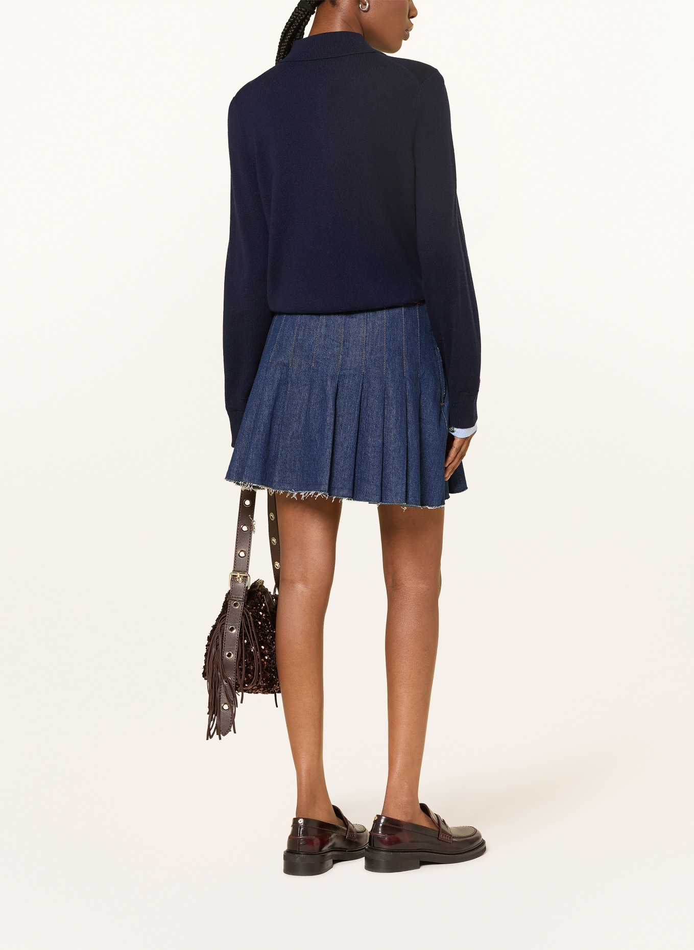 maje kardigan: GRANATOWY / JASNONIEBIESKI / BIAŁY