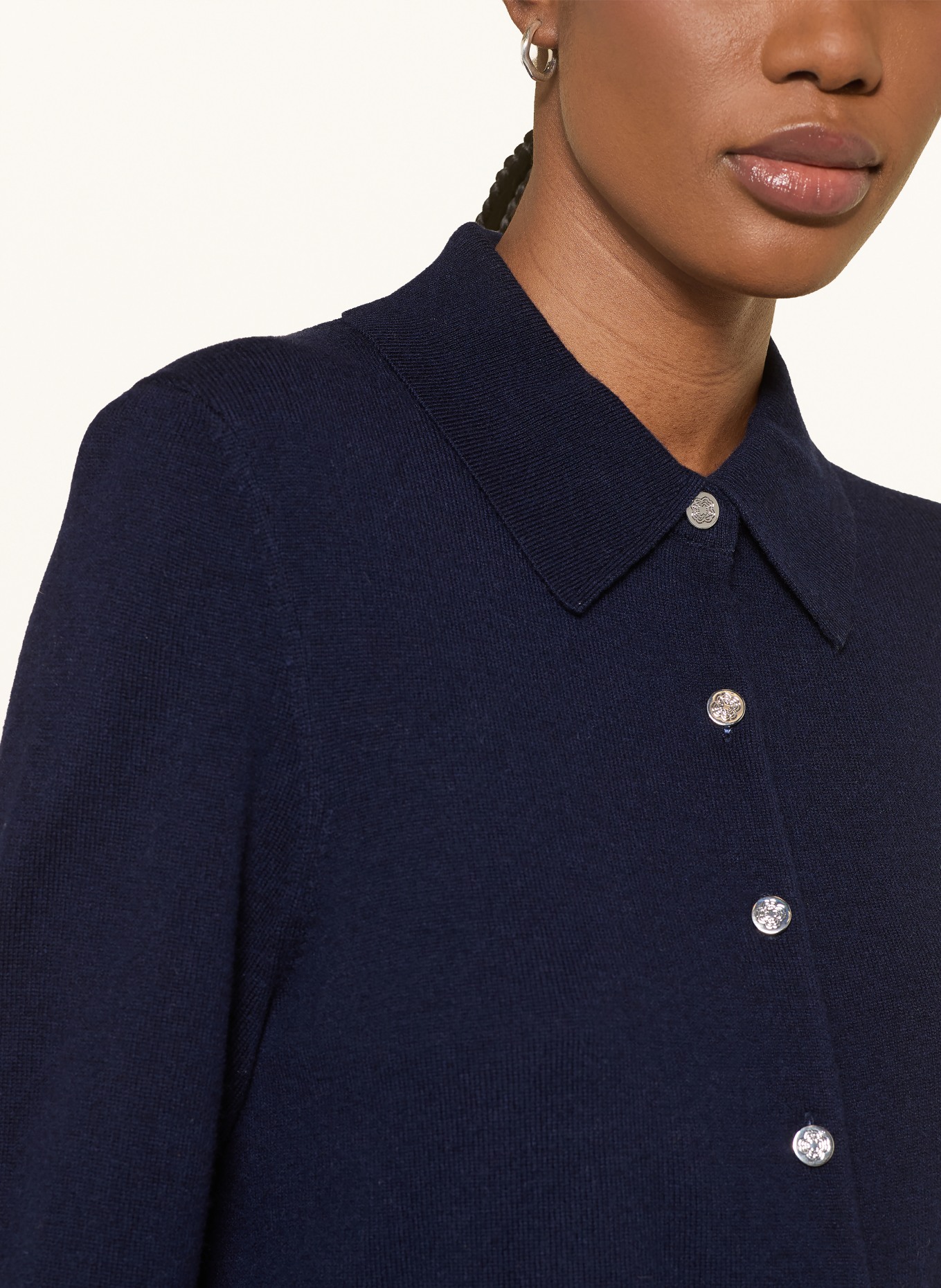 maje kardigan: GRANATOWY / JASNONIEBIESKI / BIAŁY