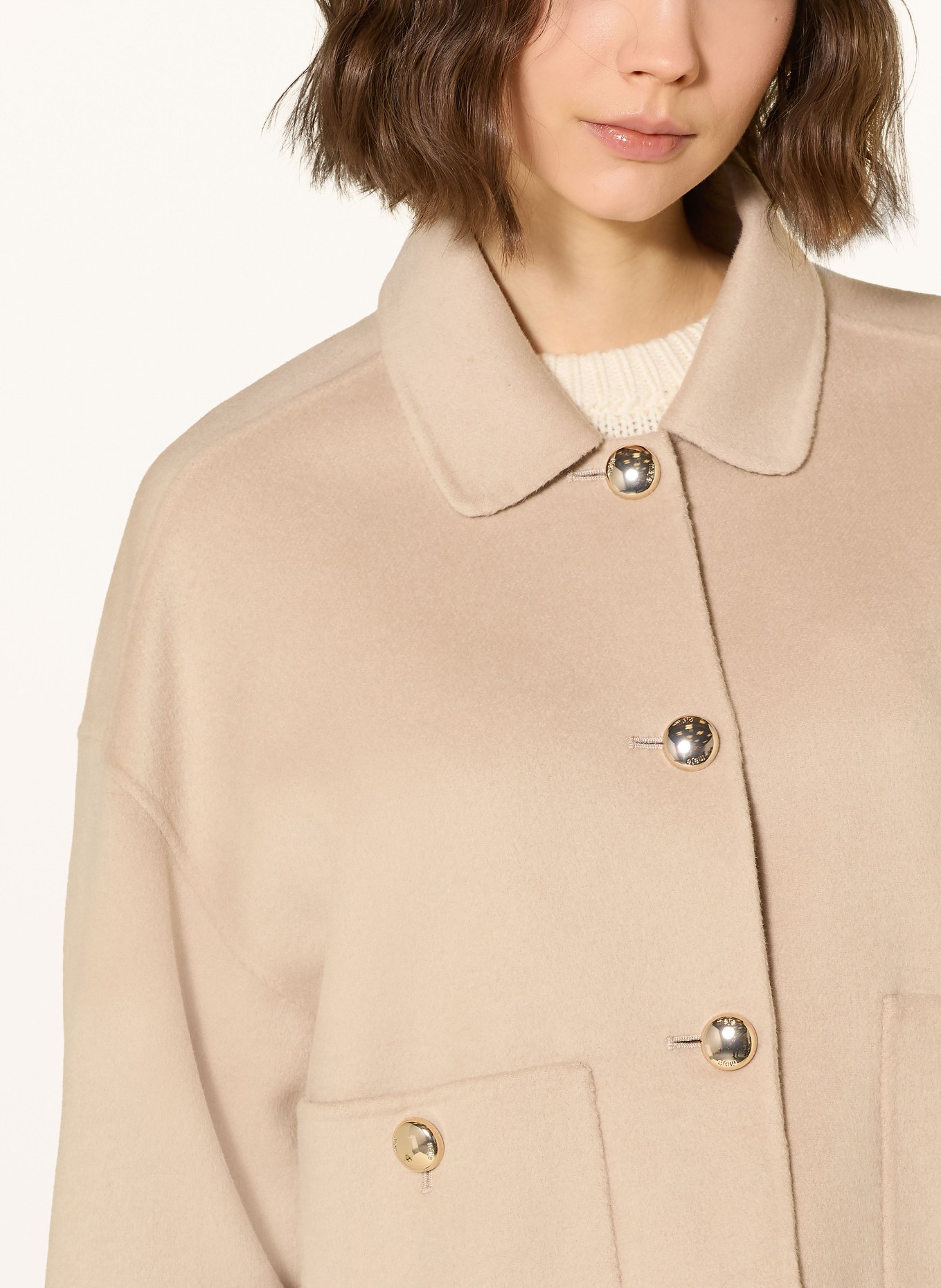 maje Cabanjacke: BEIGE