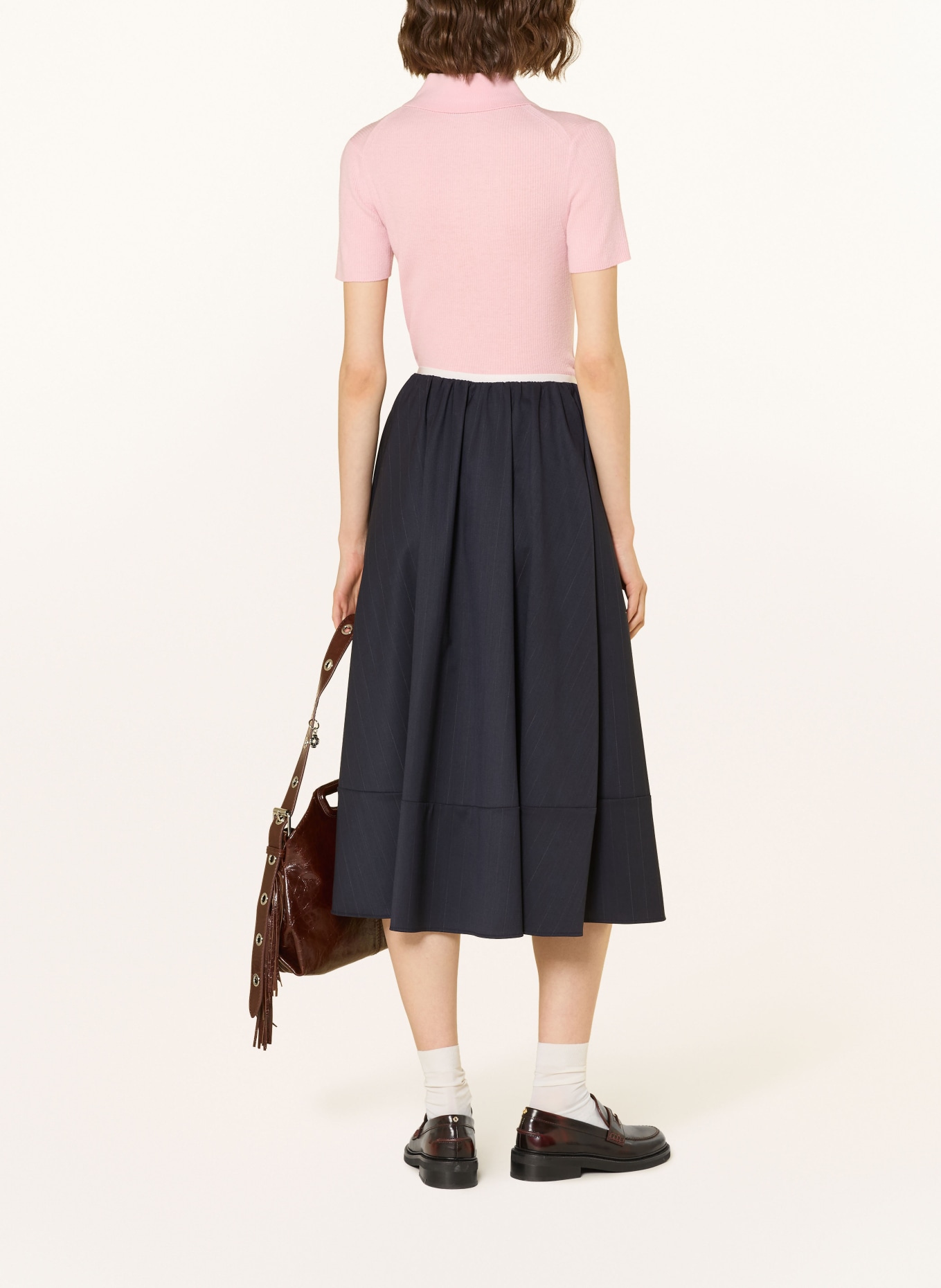 maje spódnica: GRANATOWY