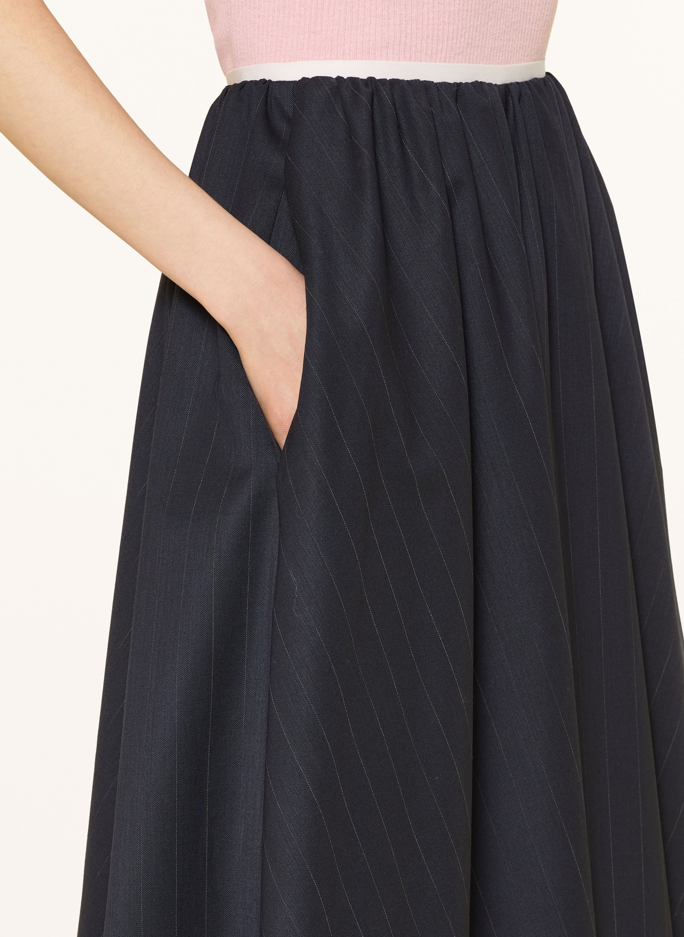 maje spódnica: GRANATOWY