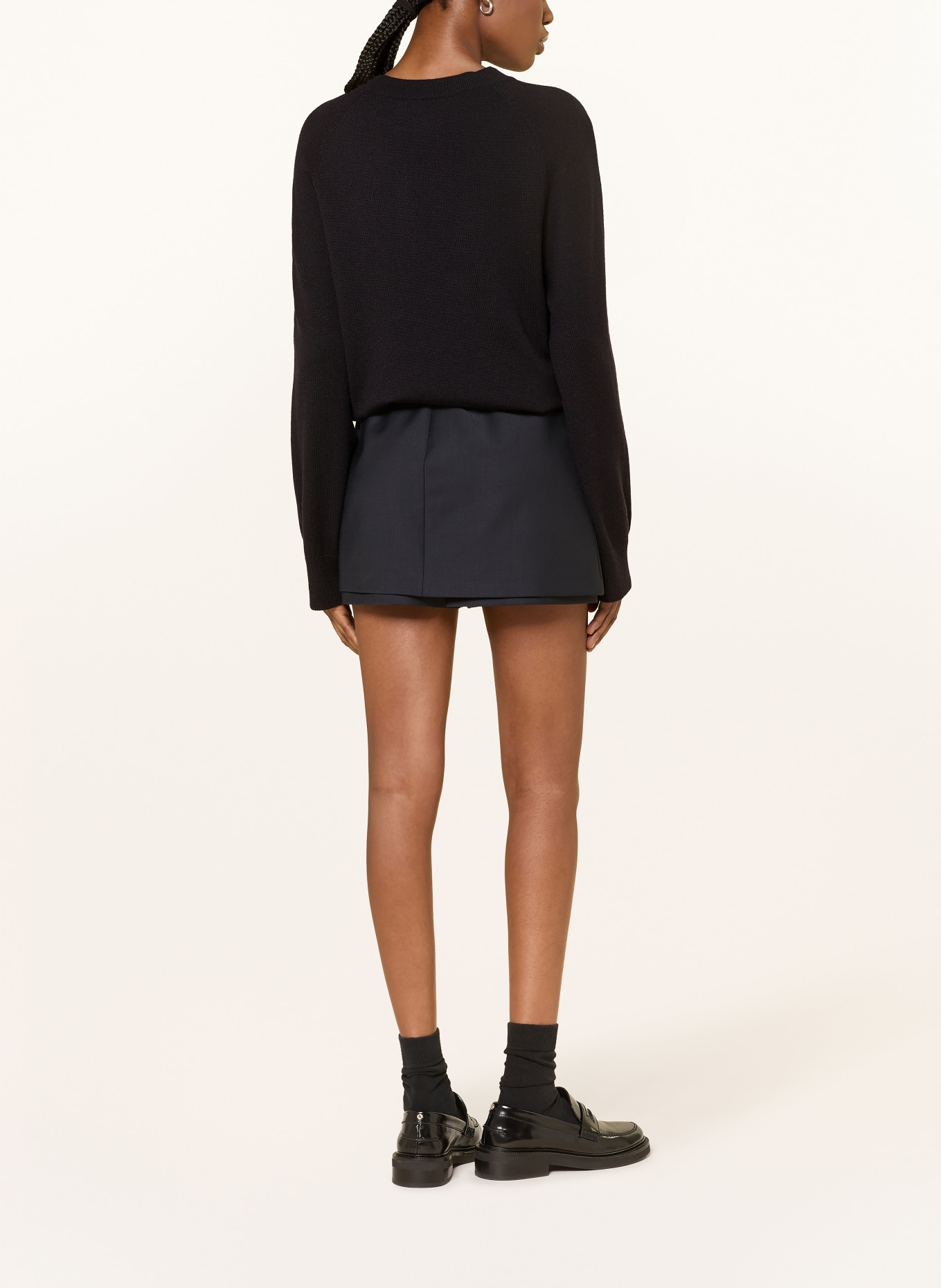 maje sweter: GRANATOWY