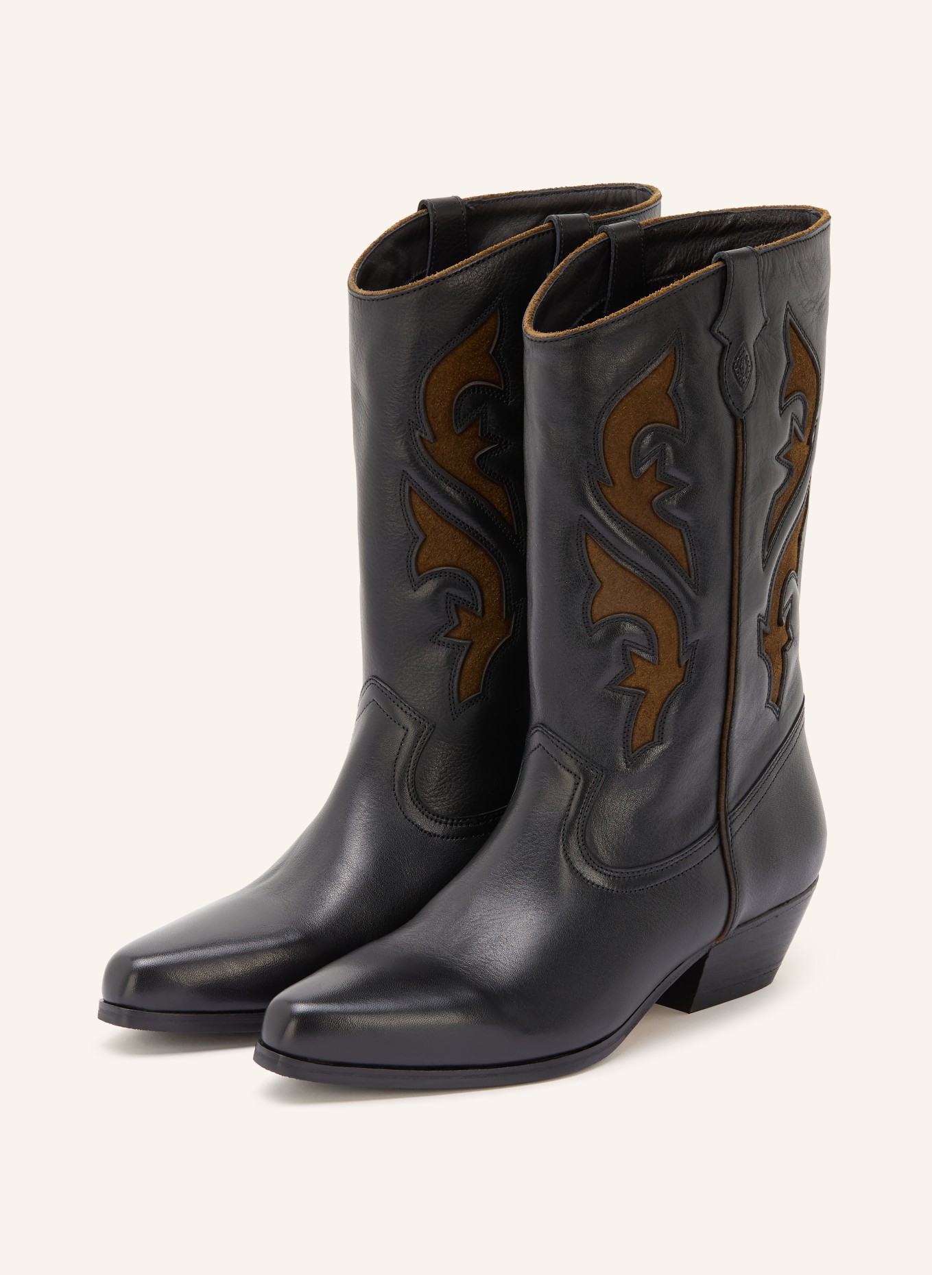 ba&sh Cowboy Boots CURTIS: SCHWARZ