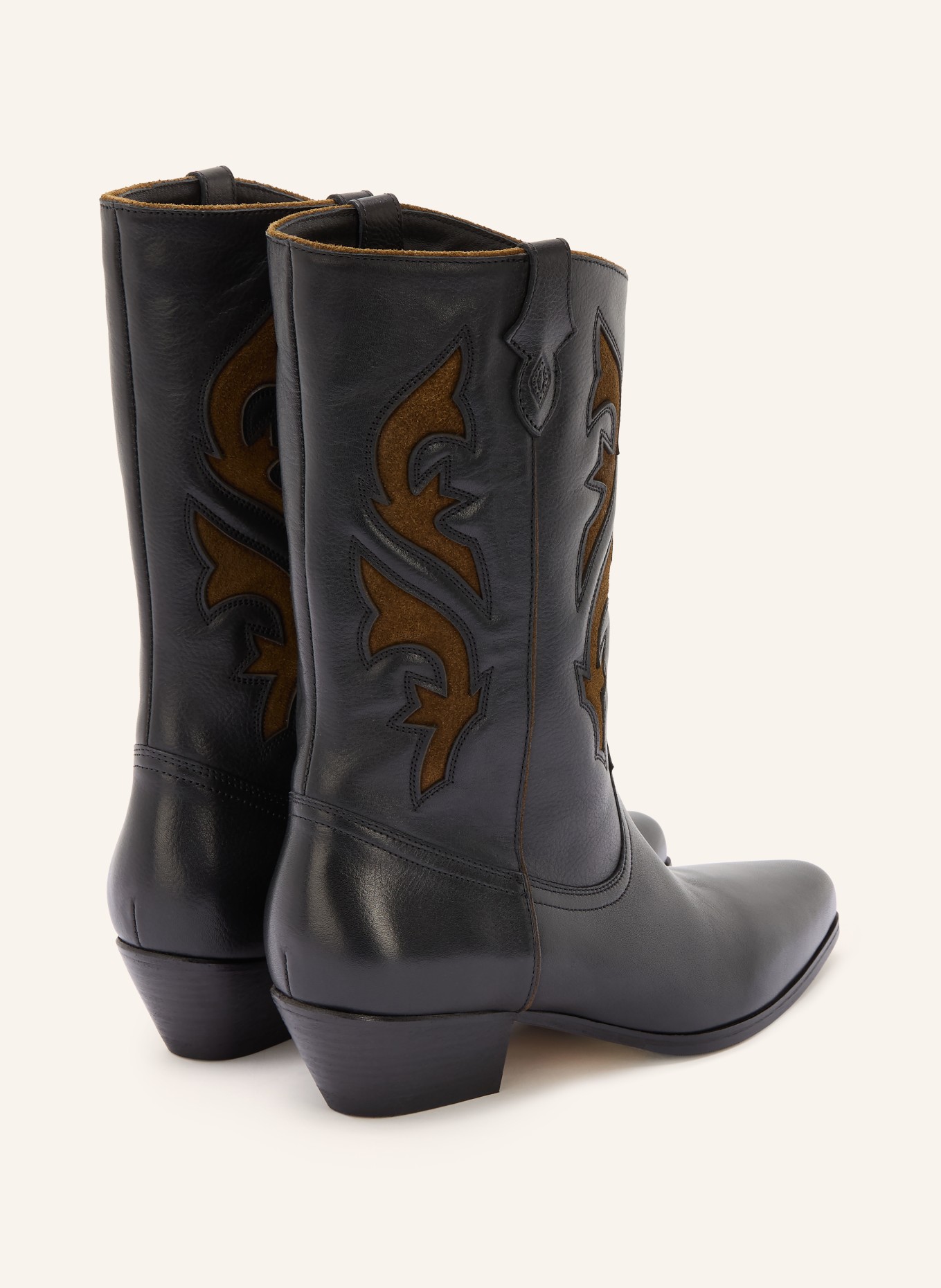 ba&sh Cowboy Boots CURTIS: SCHWARZ