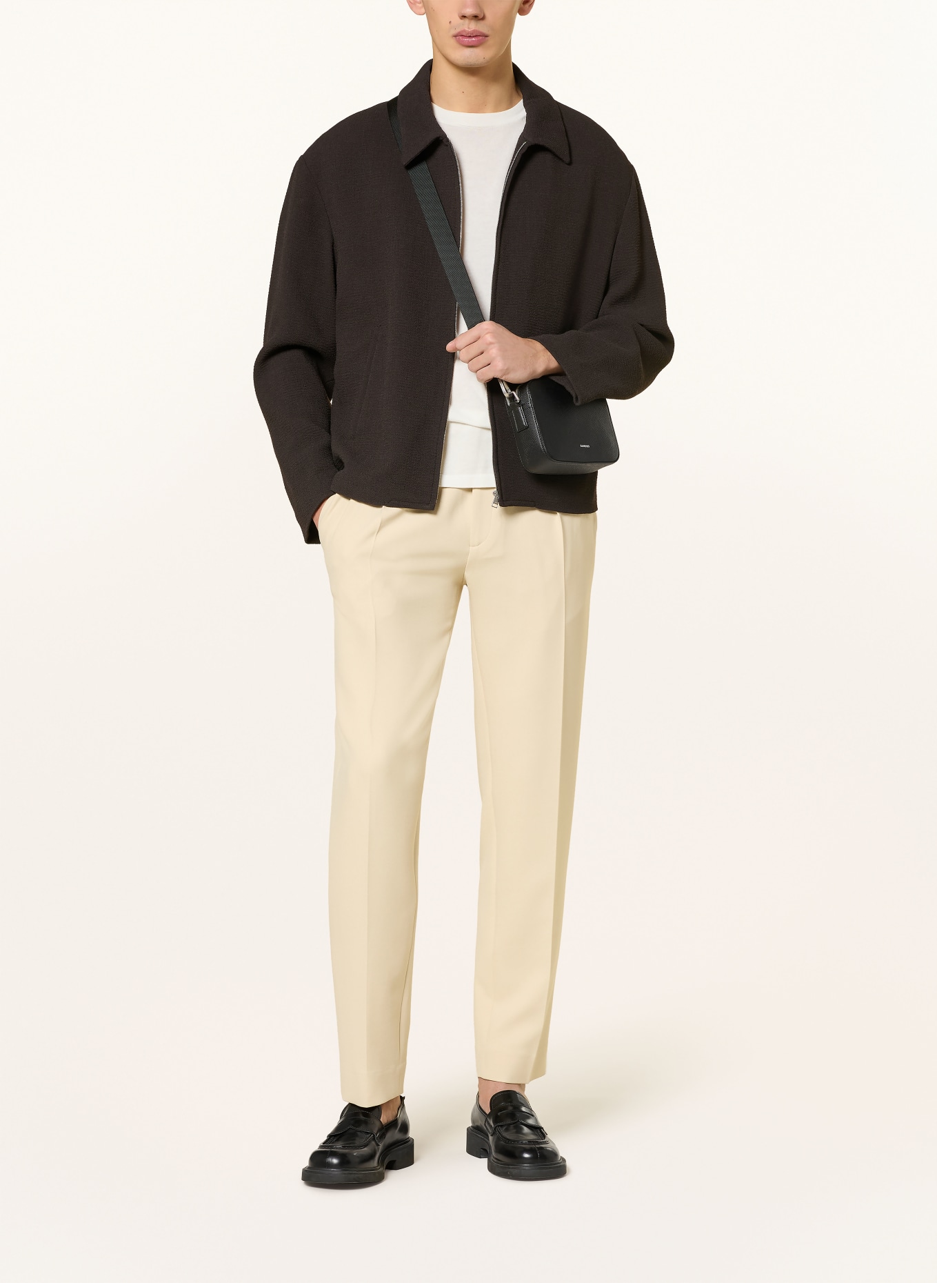 SANDRO Overjacket: SCHWARZ