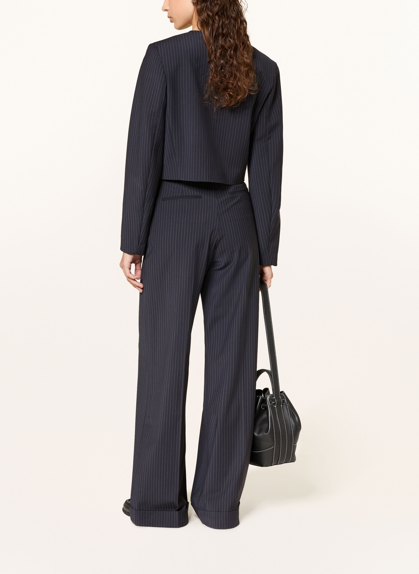 CLAUDIE PIERLOT Marlenehose: DUNKELBLAU