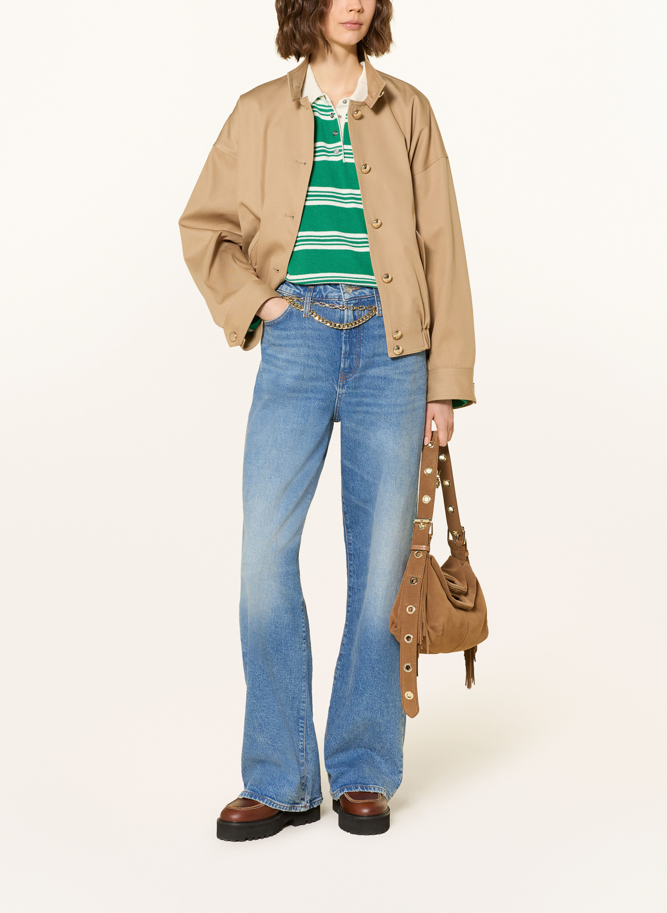 maje Dżinsy z szerokimi nogawkami: 0201 BLUE