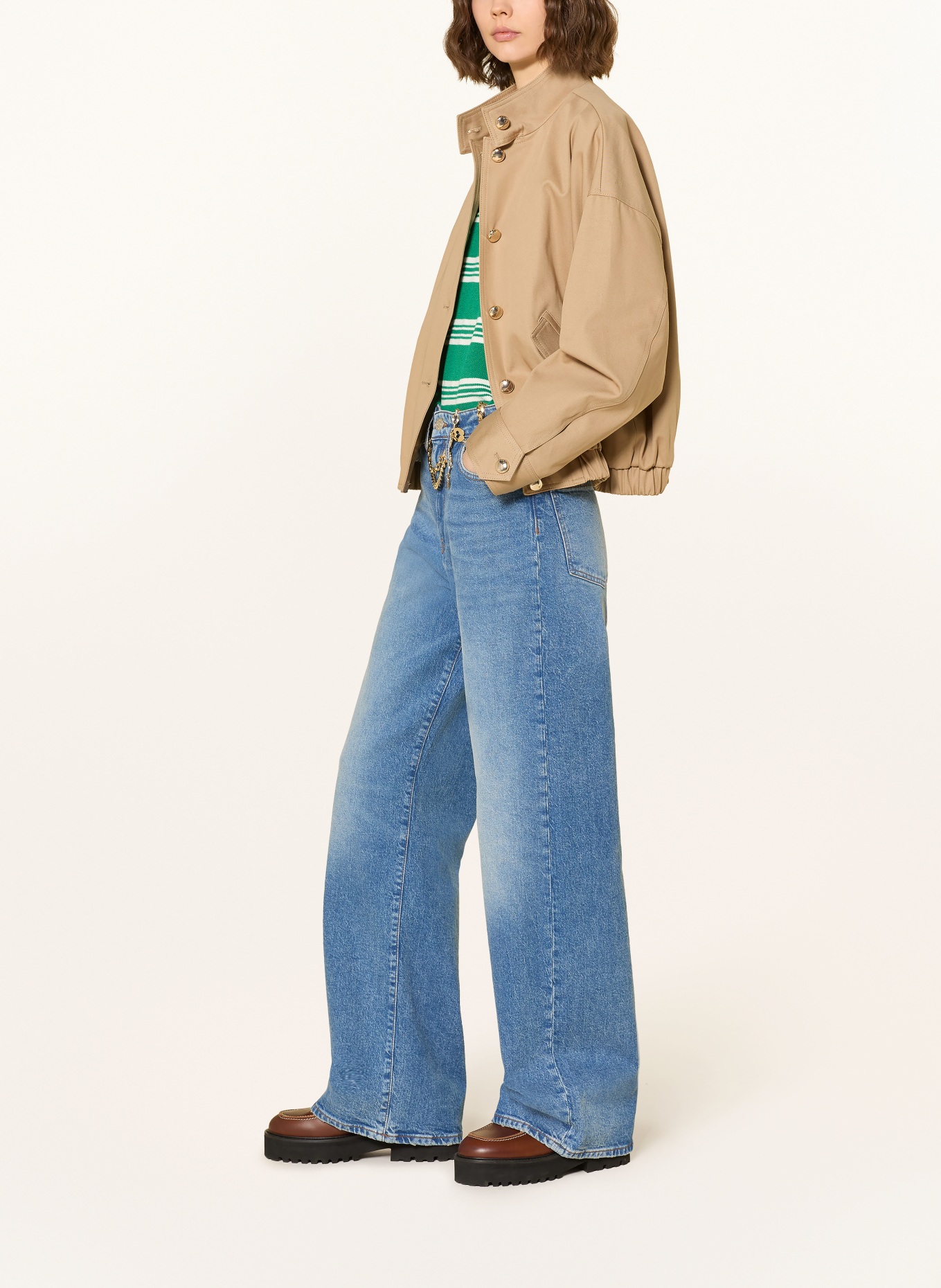 maje Dżinsy z szerokimi nogawkami: 0201 BLUE