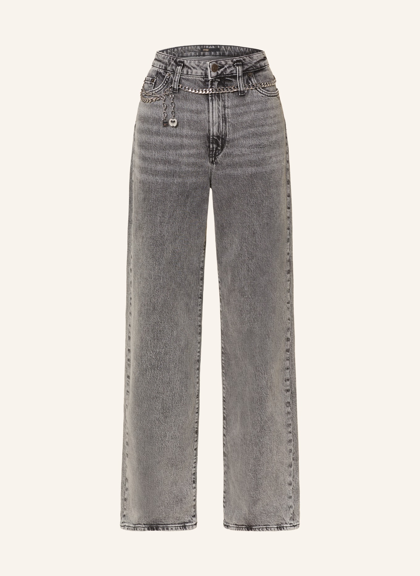 maje Dżinsy z szerokimi nogawkami: 0505 GREY