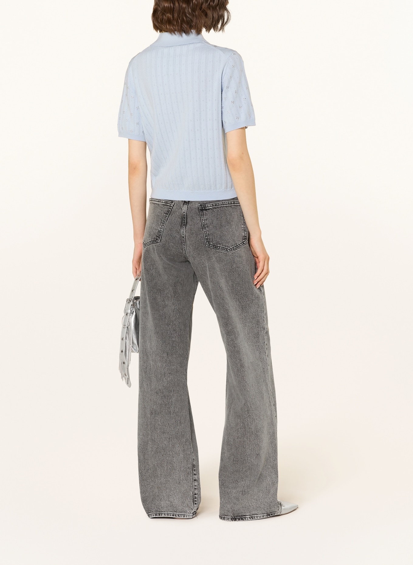 maje Dżinsy z szerokimi nogawkami: 0505 GREY