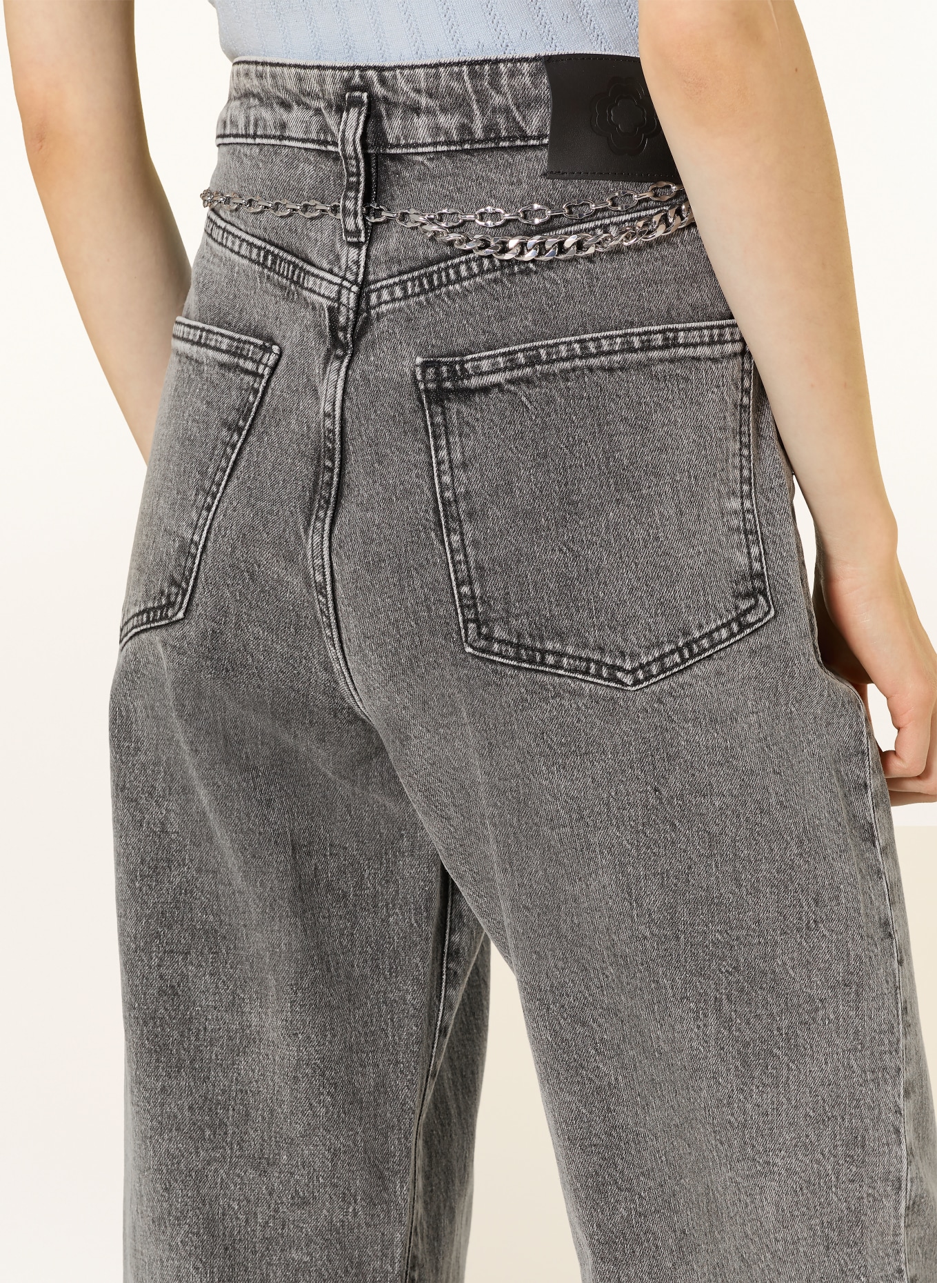 maje Dżinsy z szerokimi nogawkami: 0505 GREY