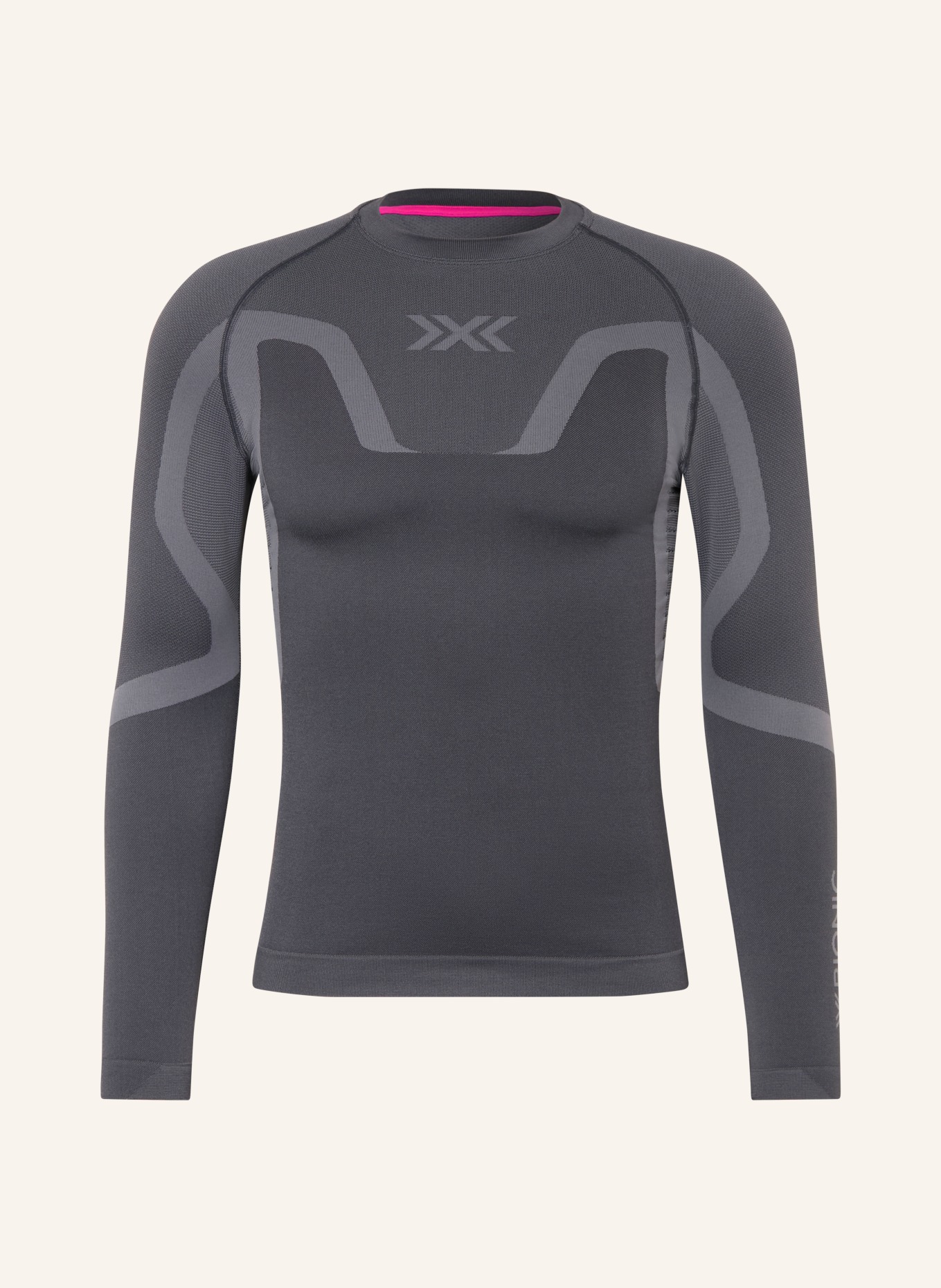 X-BIONIC Functional underwear shirt X-ENTIAL: DARK GRAY / GRAY