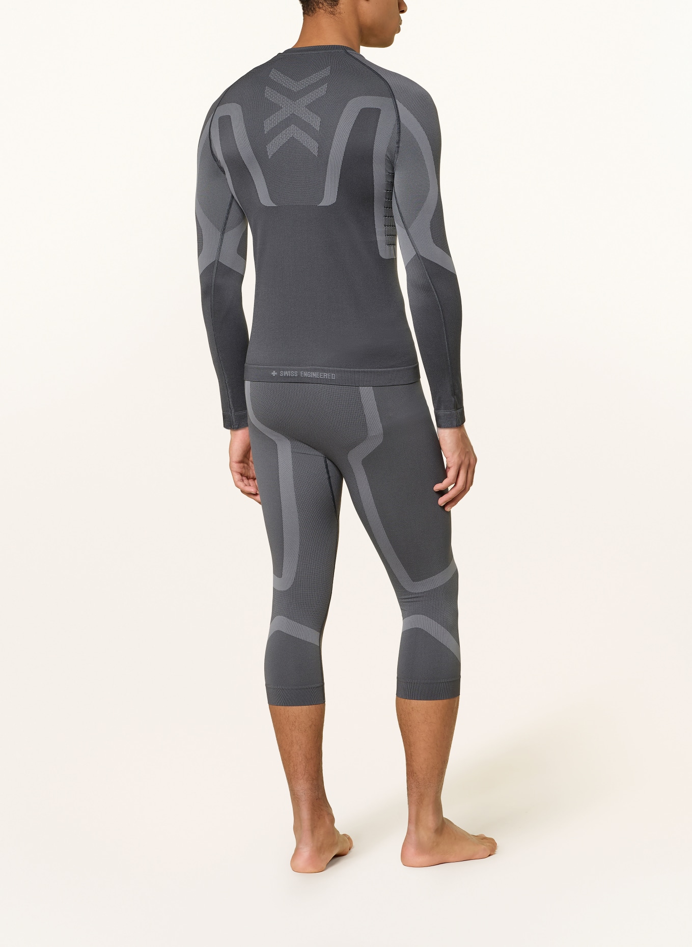 X-BIONIC Funktionswäsche-Hose X-ENTIAL mit verkürtzer Beinlänge: DUNKELGRAU / GRAU