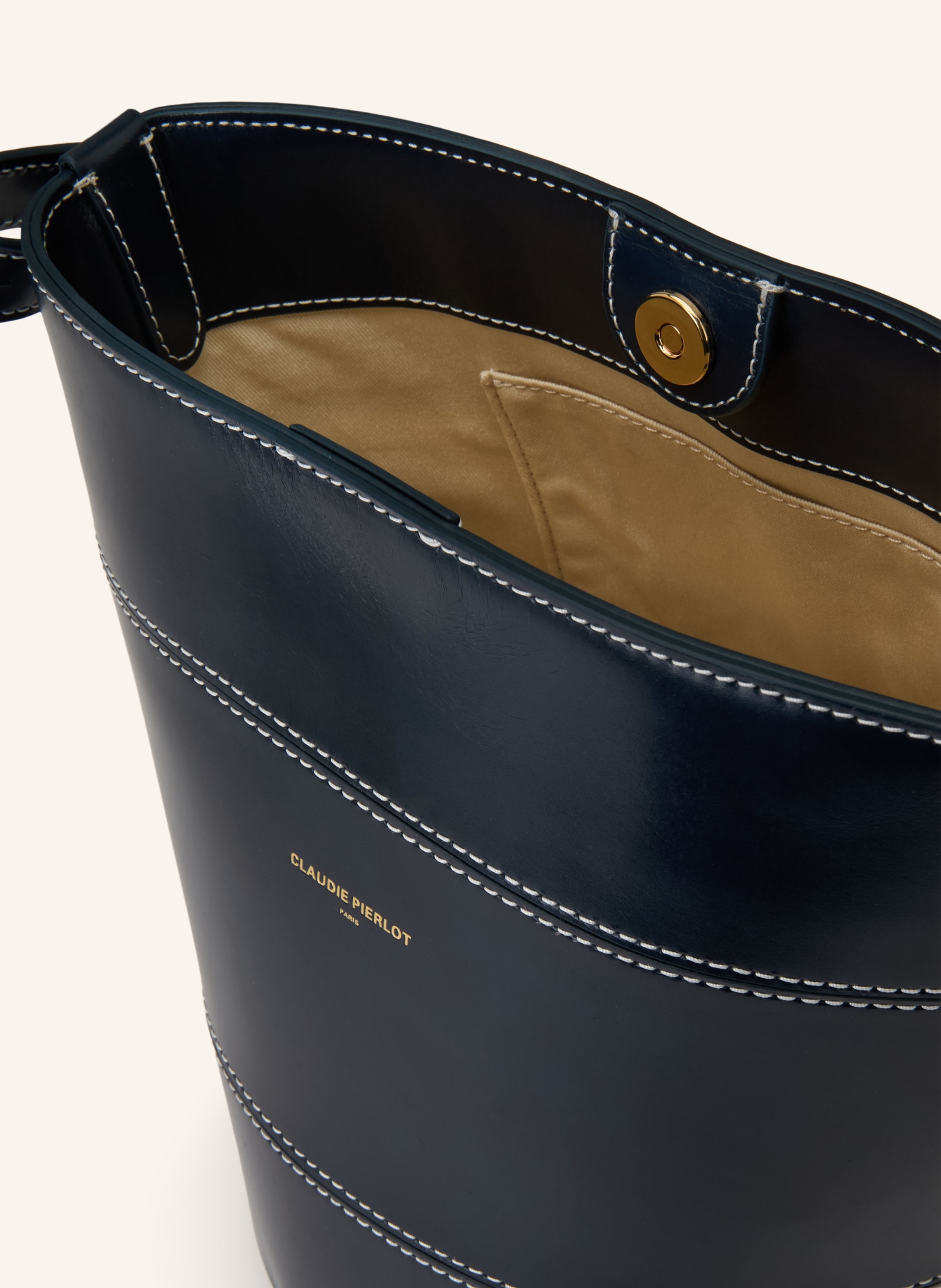 CLAUDIE PIERLOT torba z kieszenią: GRANATOWY