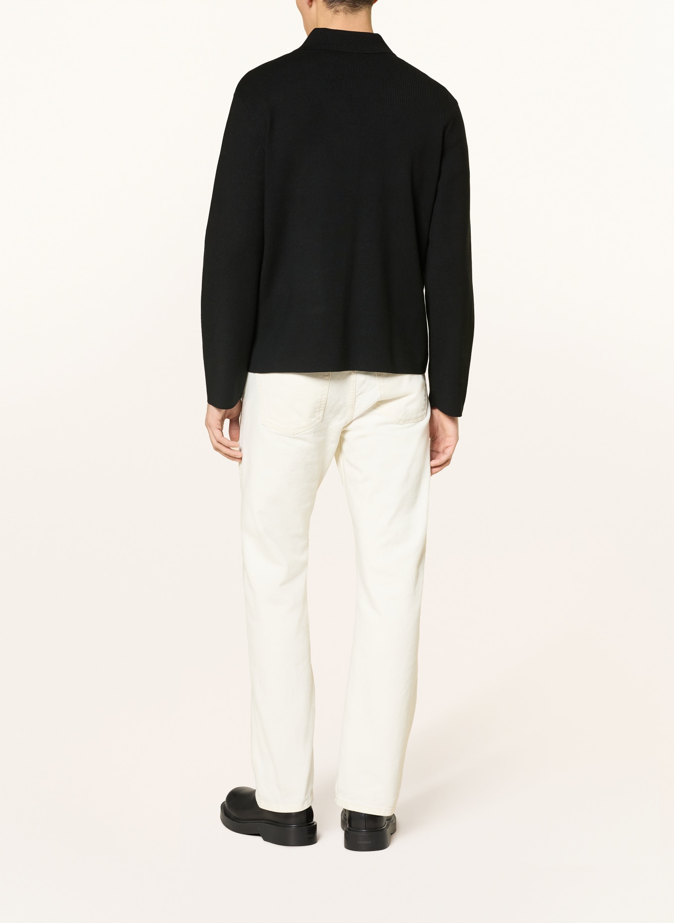 SANDRO Strickjacke: SCHWARZ