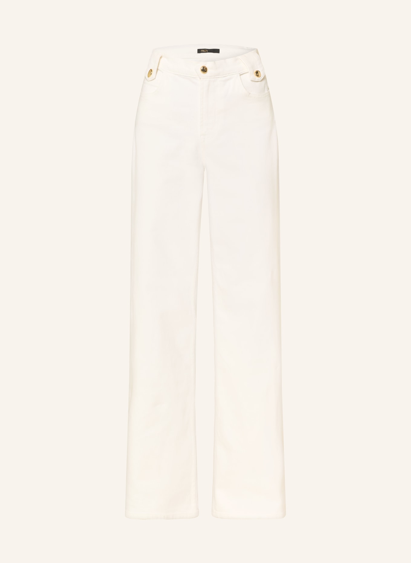 maje Dżinsy z szerokimi nogawkami: 10 WHITE