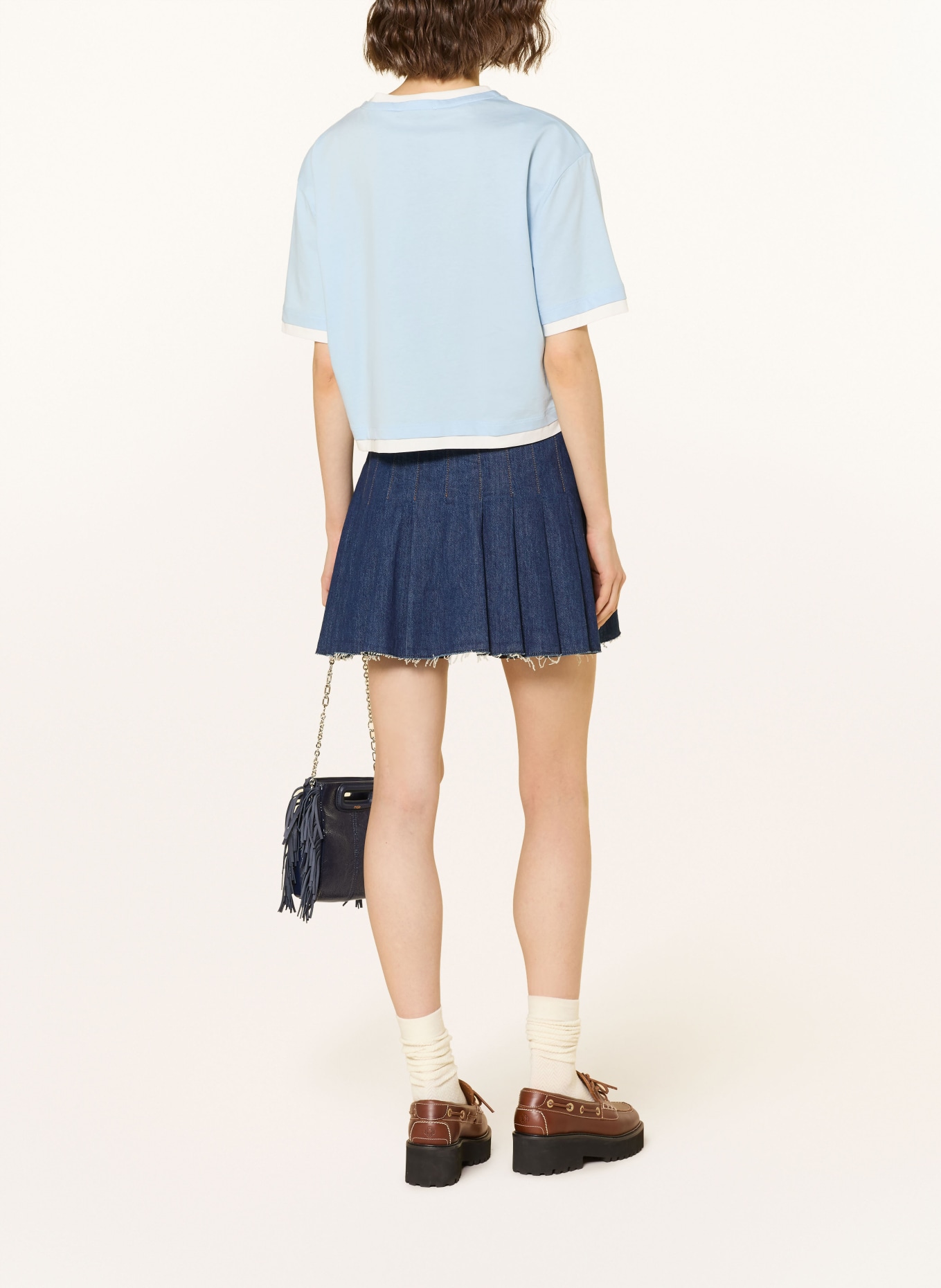 maje koszulka: JASNONIEBIESKI / BIAŁY