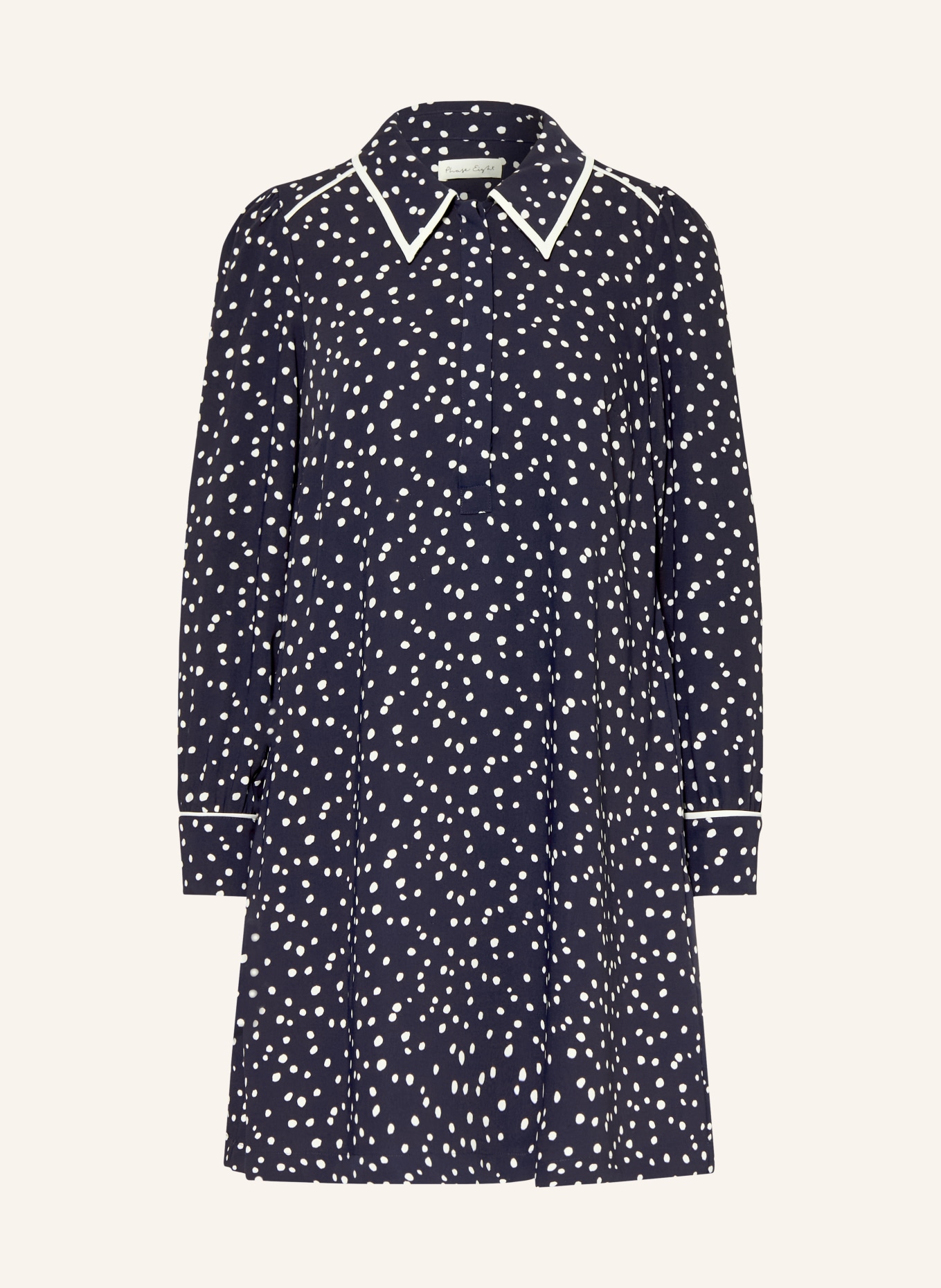 Phase Eight Hemdblusenkleid KYLIE: DUNKELBLAU / WEISS