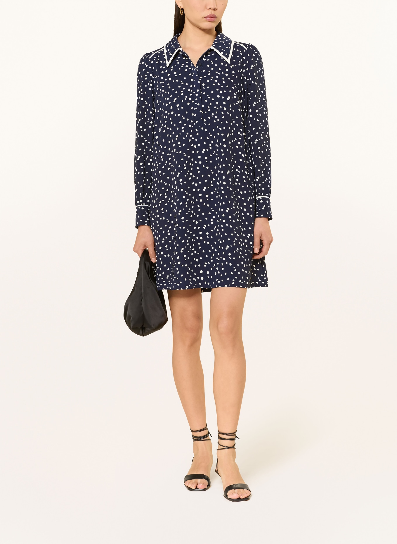 Phase Eight Hemdblusenkleid KYLIE: DUNKELBLAU / WEISS