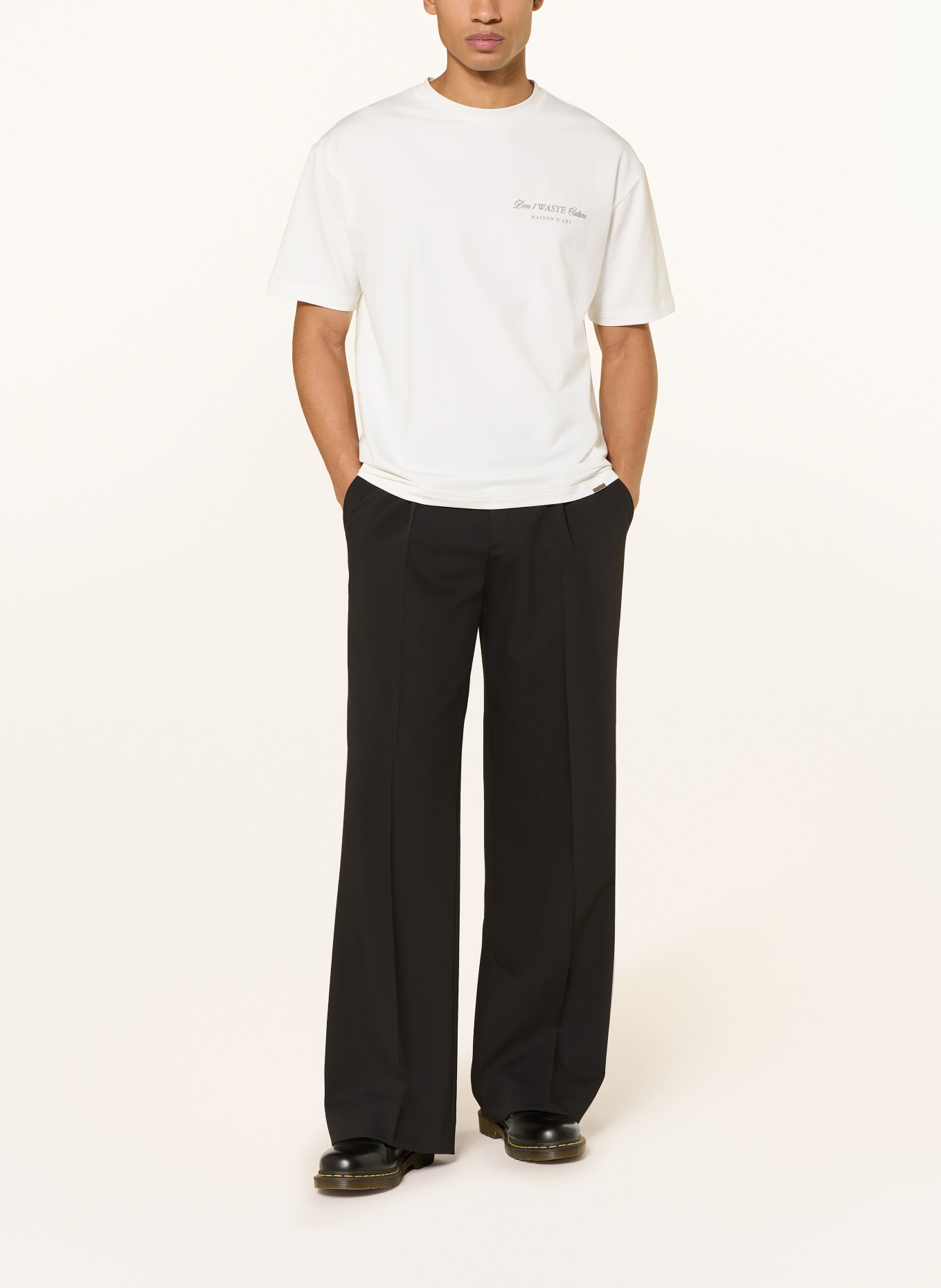 don't waste culture Koszulka GAVINA ORNAMENT: BIAŁY