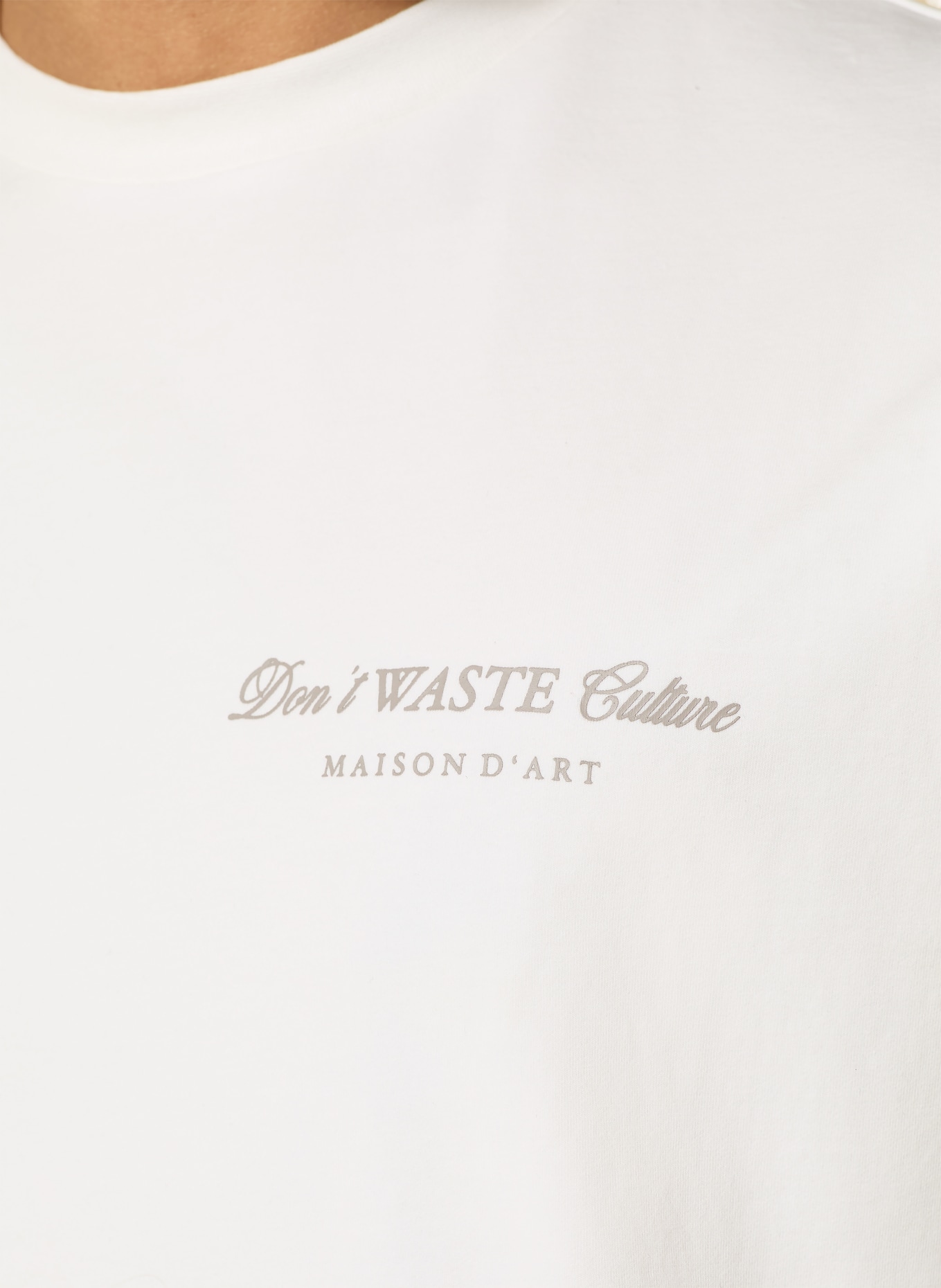 don't waste culture Koszulka GAVINA ORNAMENT: BIAŁY