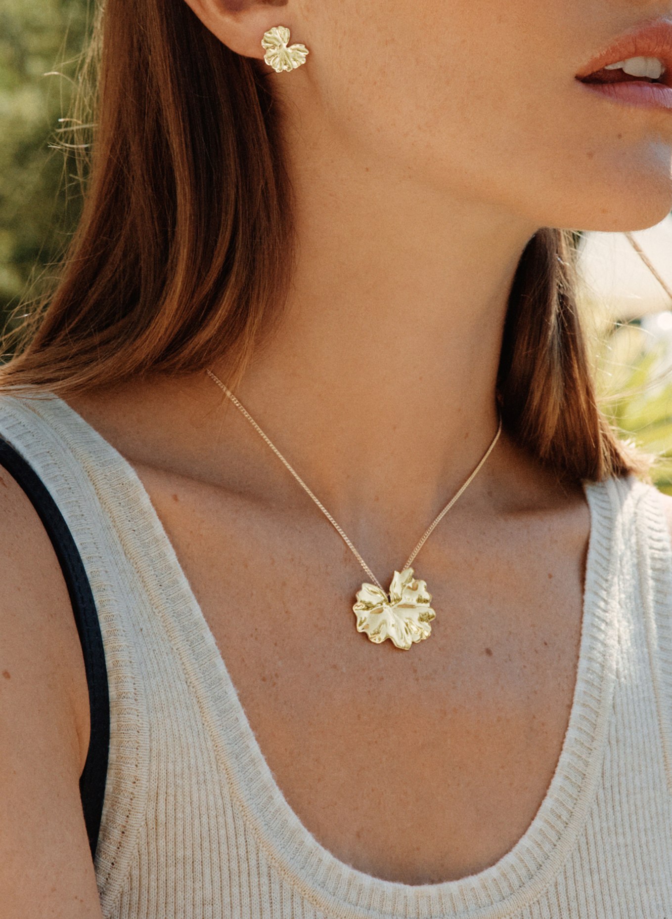 EDBLAD Halskette GERANA L: GOLD