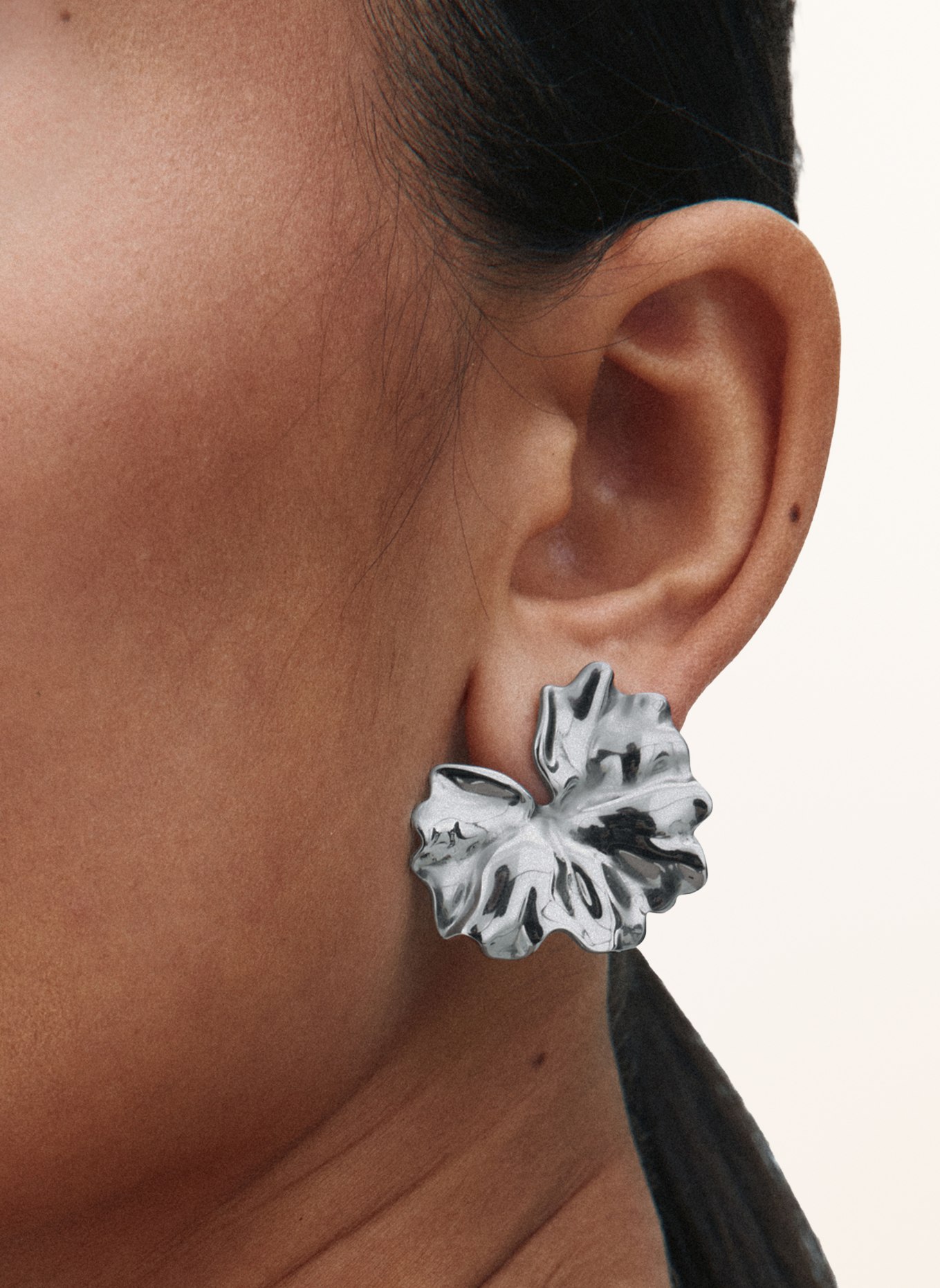 EDBLAD Ohrstecker GERANA L: SILBER