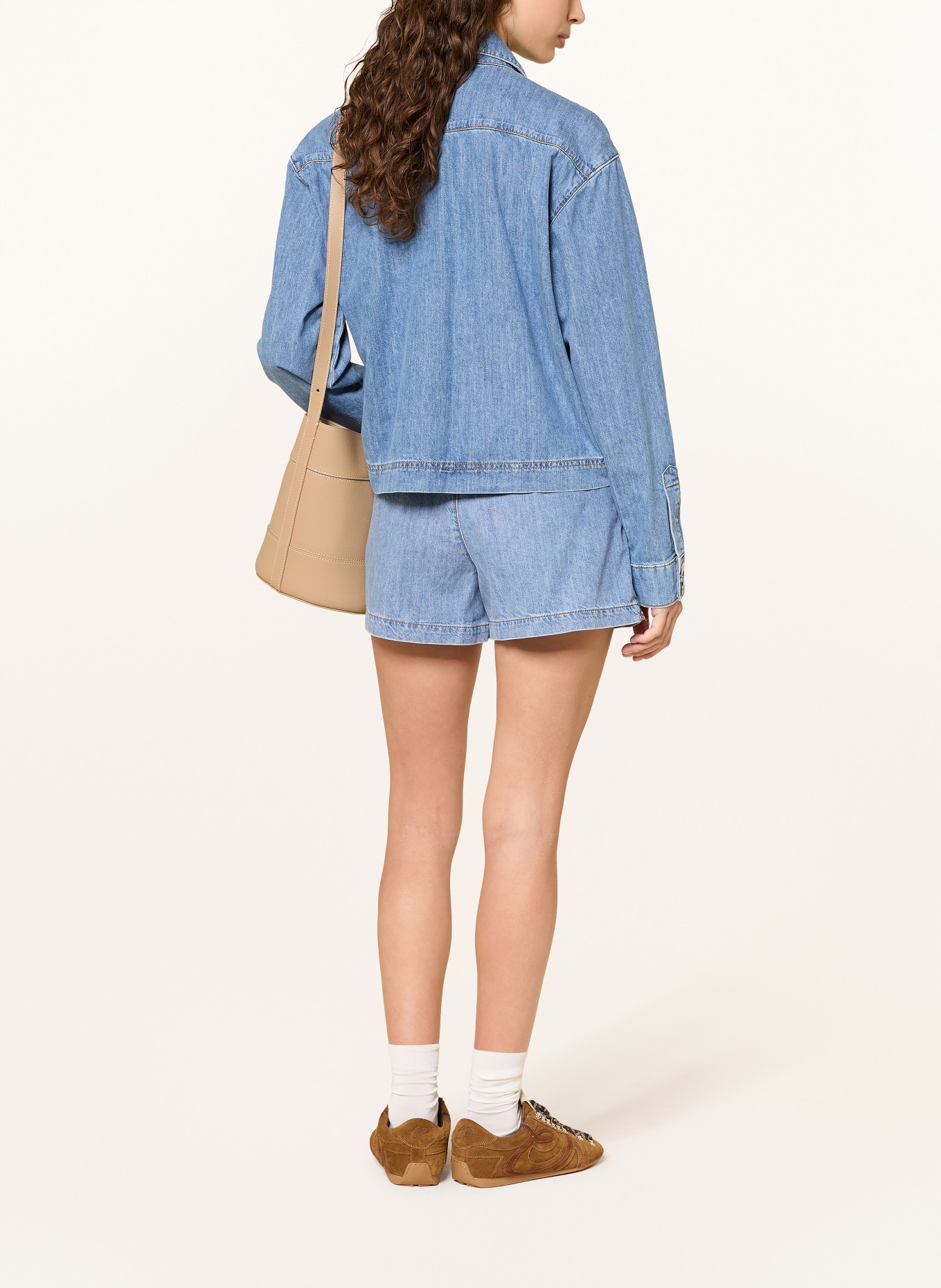 CLAUDIE PIERLOT Spódniczka jeansowa: JASNONIEBIESKI