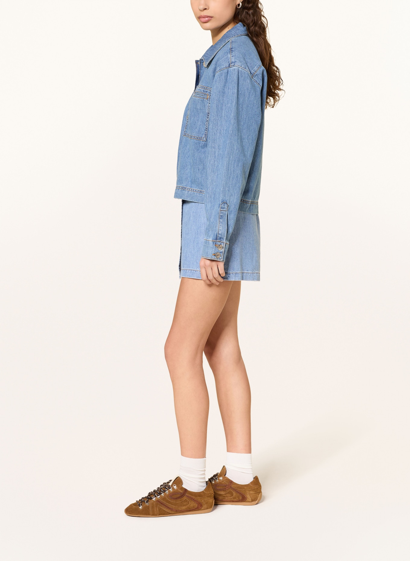 CLAUDIE PIERLOT Spódniczka jeansowa: JASNONIEBIESKI