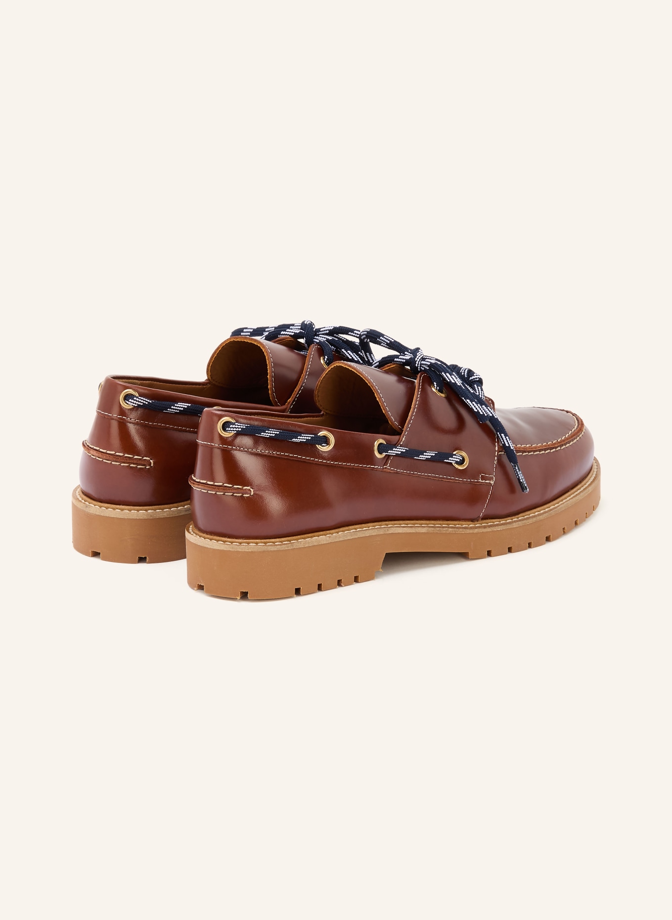 CLAUDIE PIERLOT Bootsschuhe AUDREY: BRAUN / BEIGE